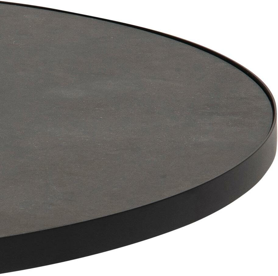 Bendt Salontafel 'Anemone' Keramiek 86cm, kleur Zwart