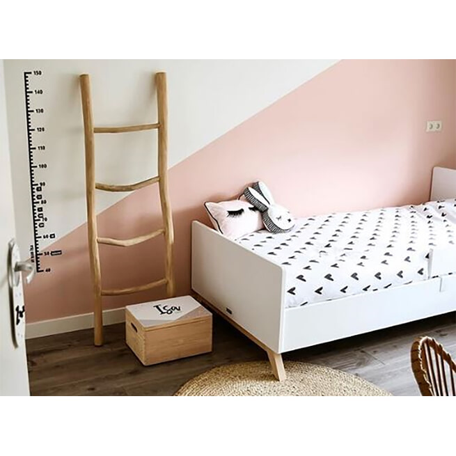 Bopita Bed 'Lynn' 90 x 200cm, kleur wit / naturel