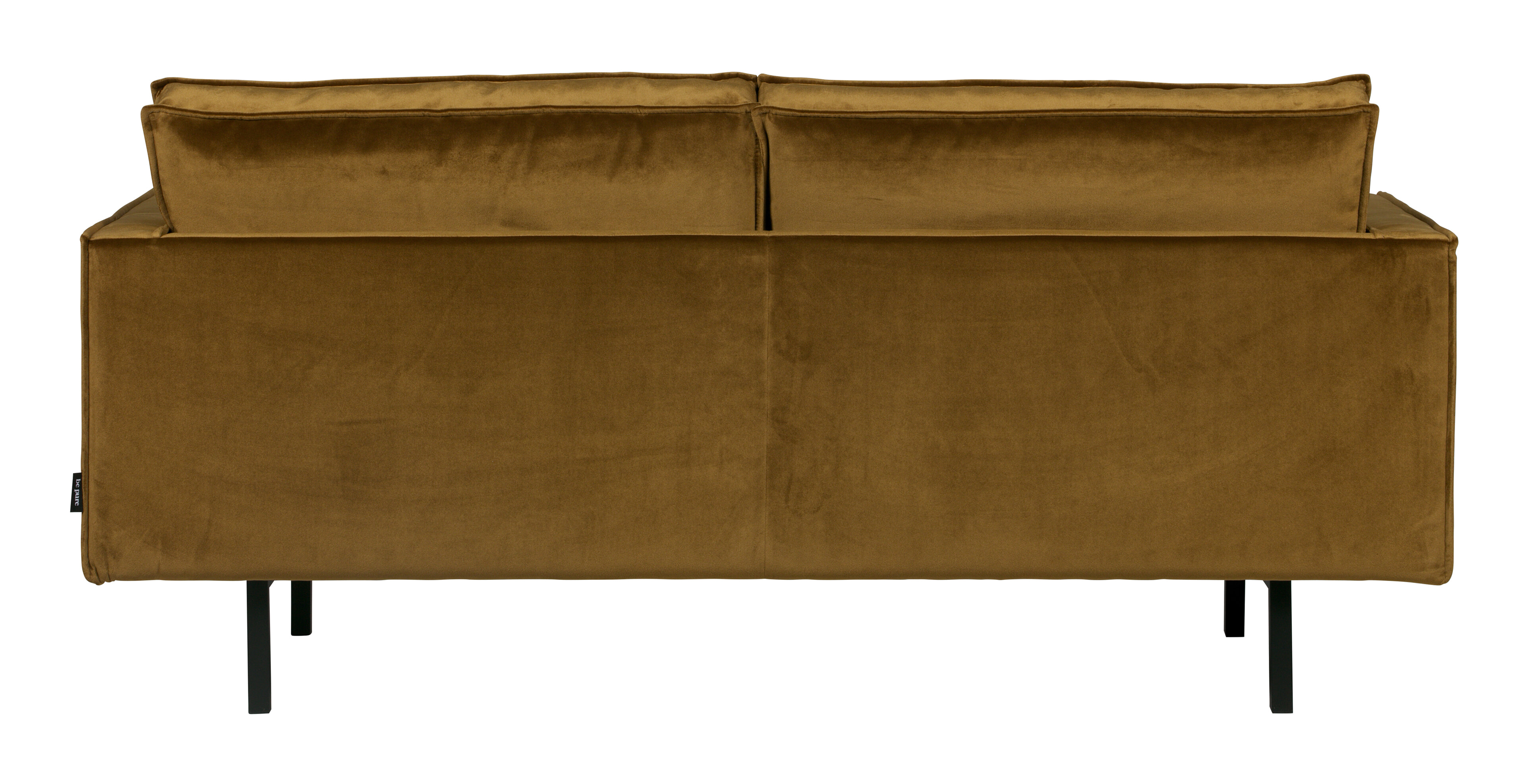 WOOOD Bank 'Rodeo' 2,5 zits, Velvet, kleur Honey (geel)