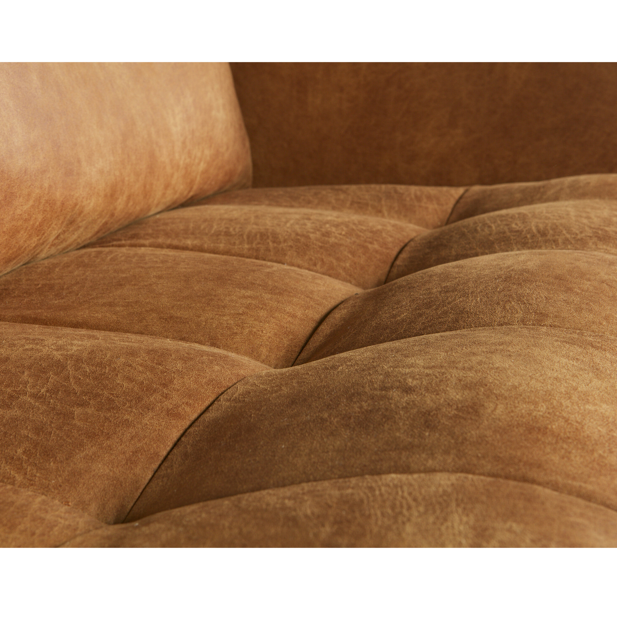 WOOOD Bank 'Rodeo Classic' 3-zits, kleur cognac