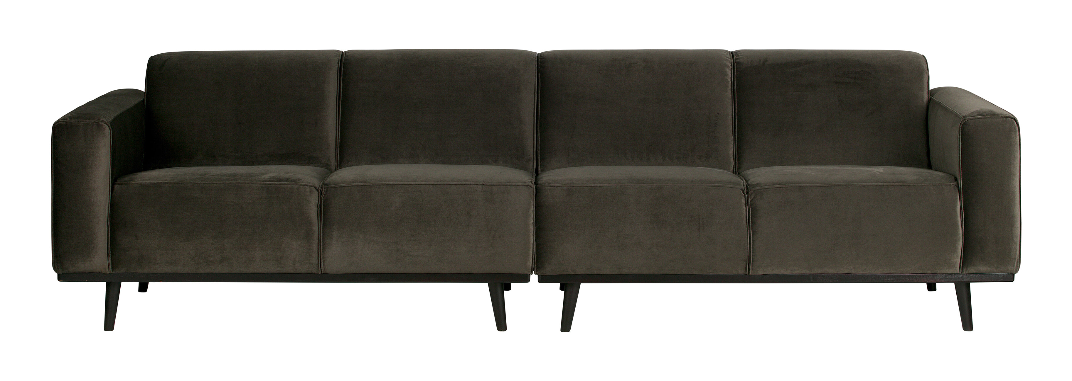 WOOOD Bank 'Statement' 4-zits, Velvet kleur Groen