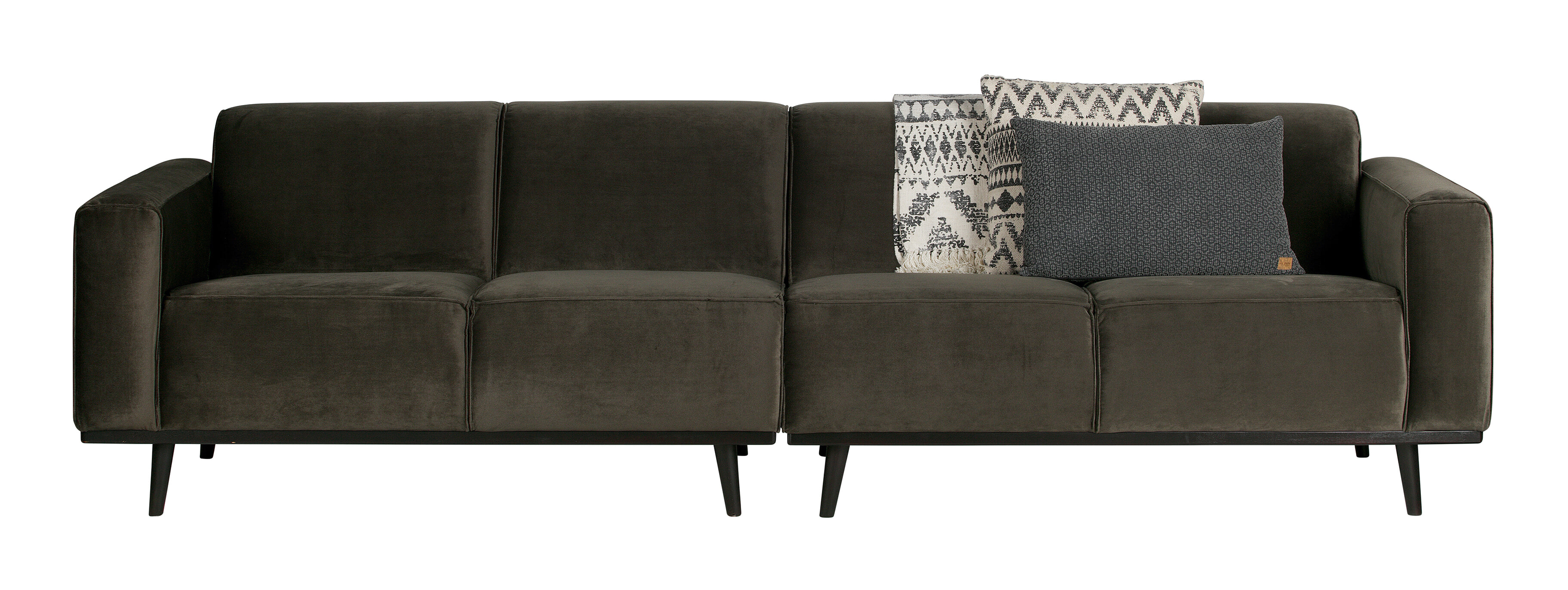 WOOOD Bank 'Statement' 4-zits, Velvet kleur Groen