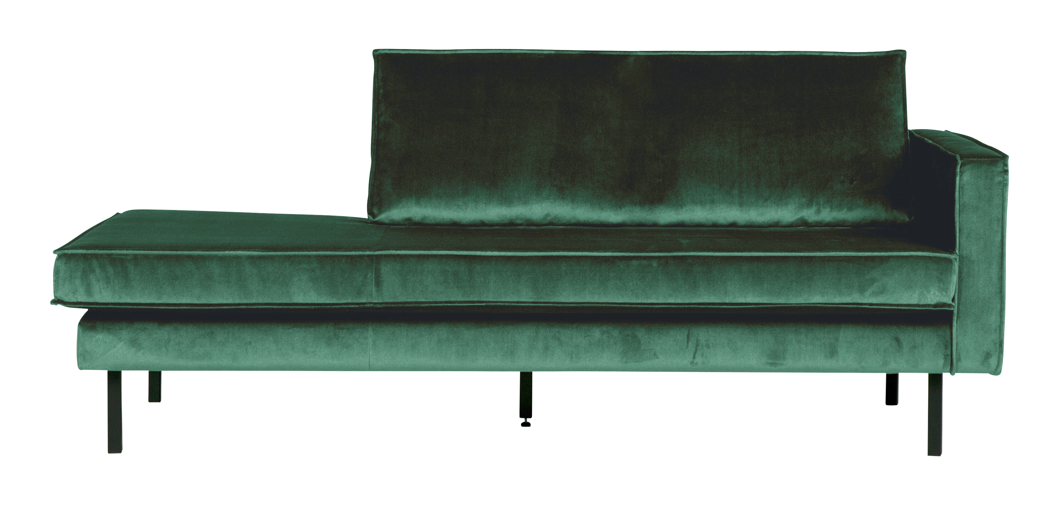 BePureHome Daybed Rodeo Rechts, Velvet - Forest Green