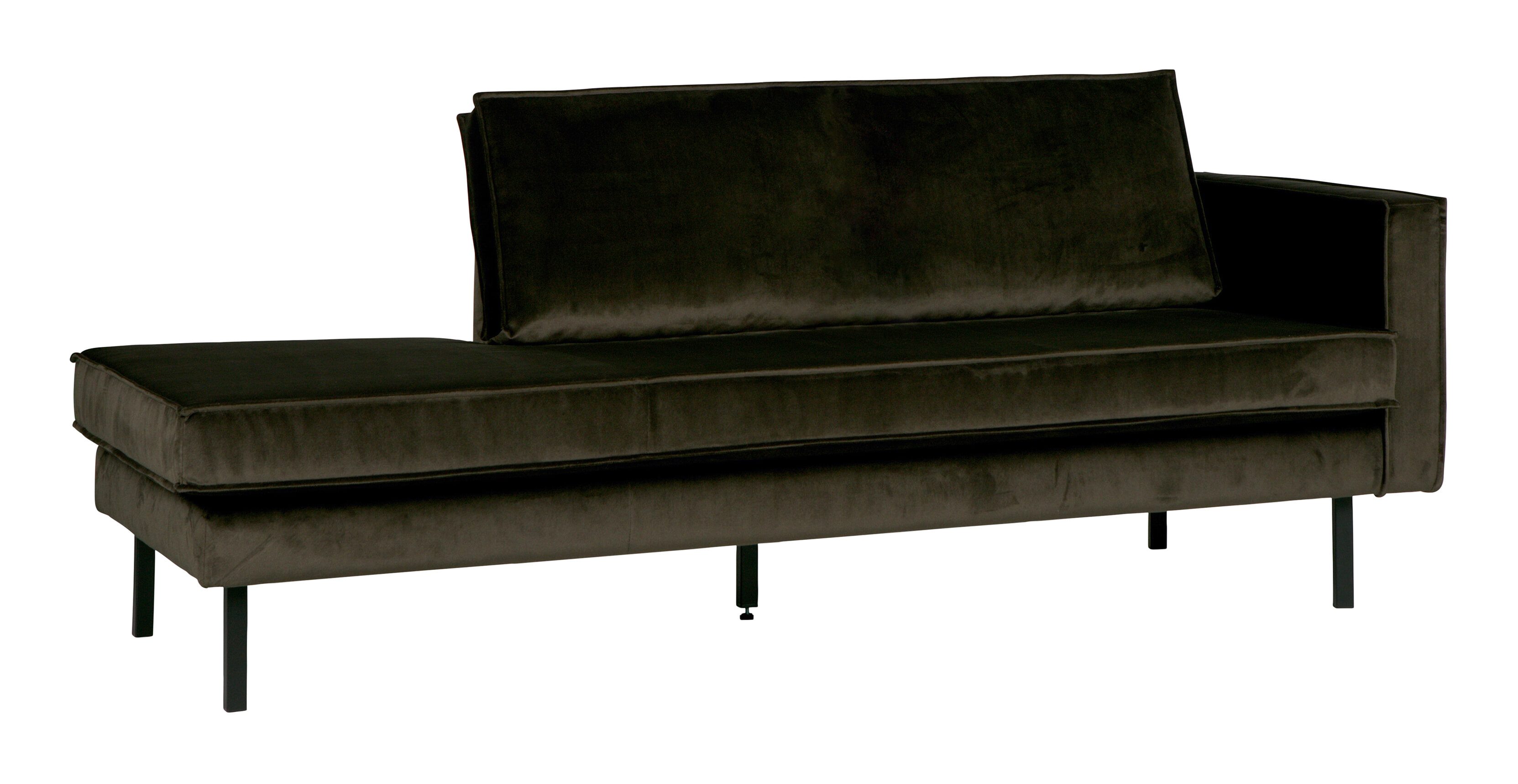 BePureHome Daybed 'Rodeo' Velvet, kleur Groen BePureHome Daybed 'Rodeo' Velvet, kleur Groen