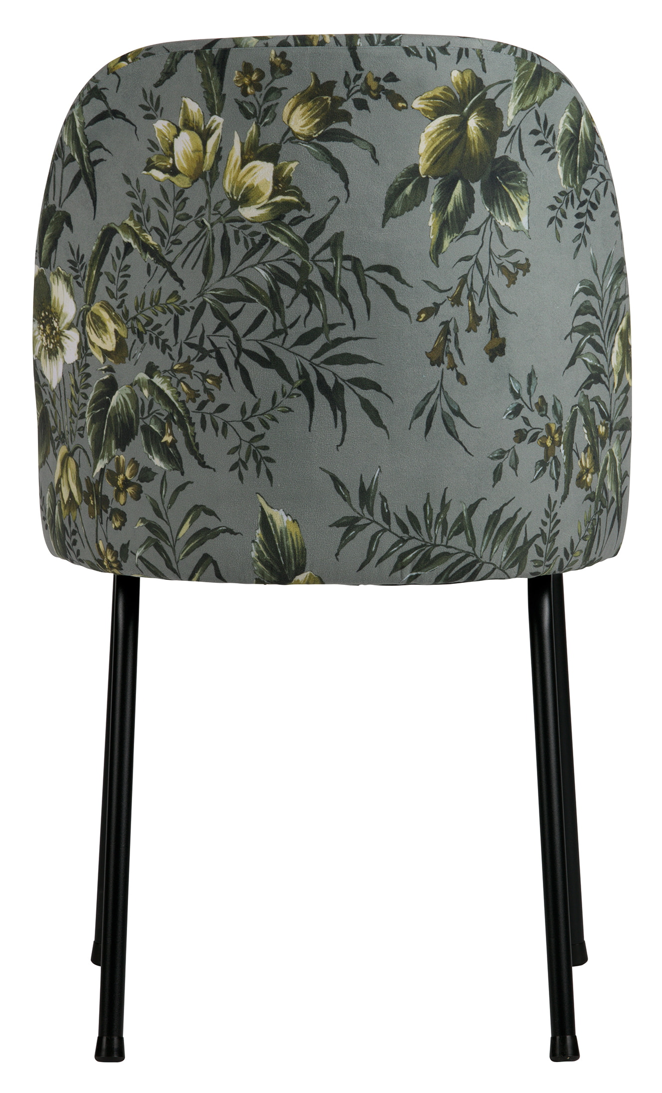 WOOOD Eetkamerstoel 'Vogue Poppy' Velvet, kleur Grijs