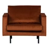 WOOOD Fauteuil 'Rodeo', kleur Roest