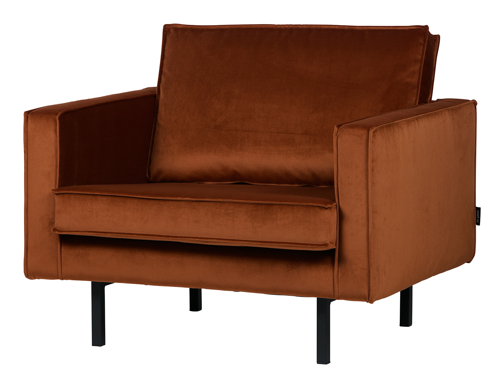 WOOOD Fauteuil 'Rodeo', kleur Roest