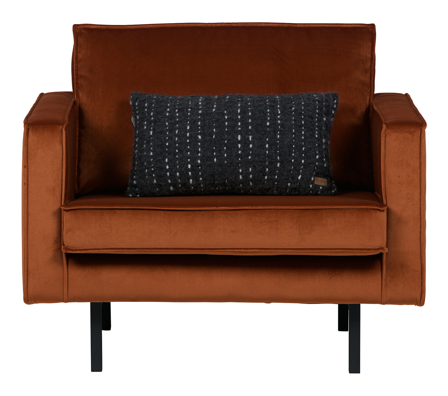 WOOOD Fauteuil 'Rodeo', kleur Roest