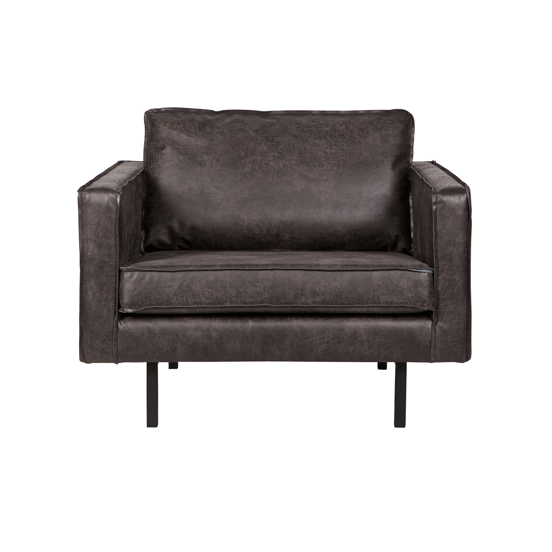 BePureHome Fauteuil 'Rodeo', kleur antraciet