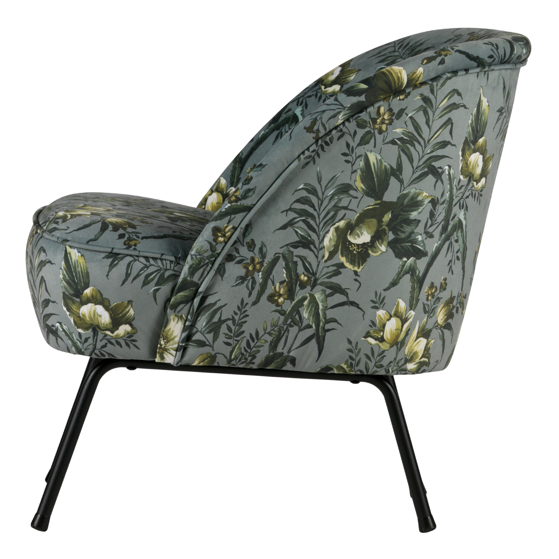 WOOOD Fauteuil 'Vogue Poppy', kleur Grijs