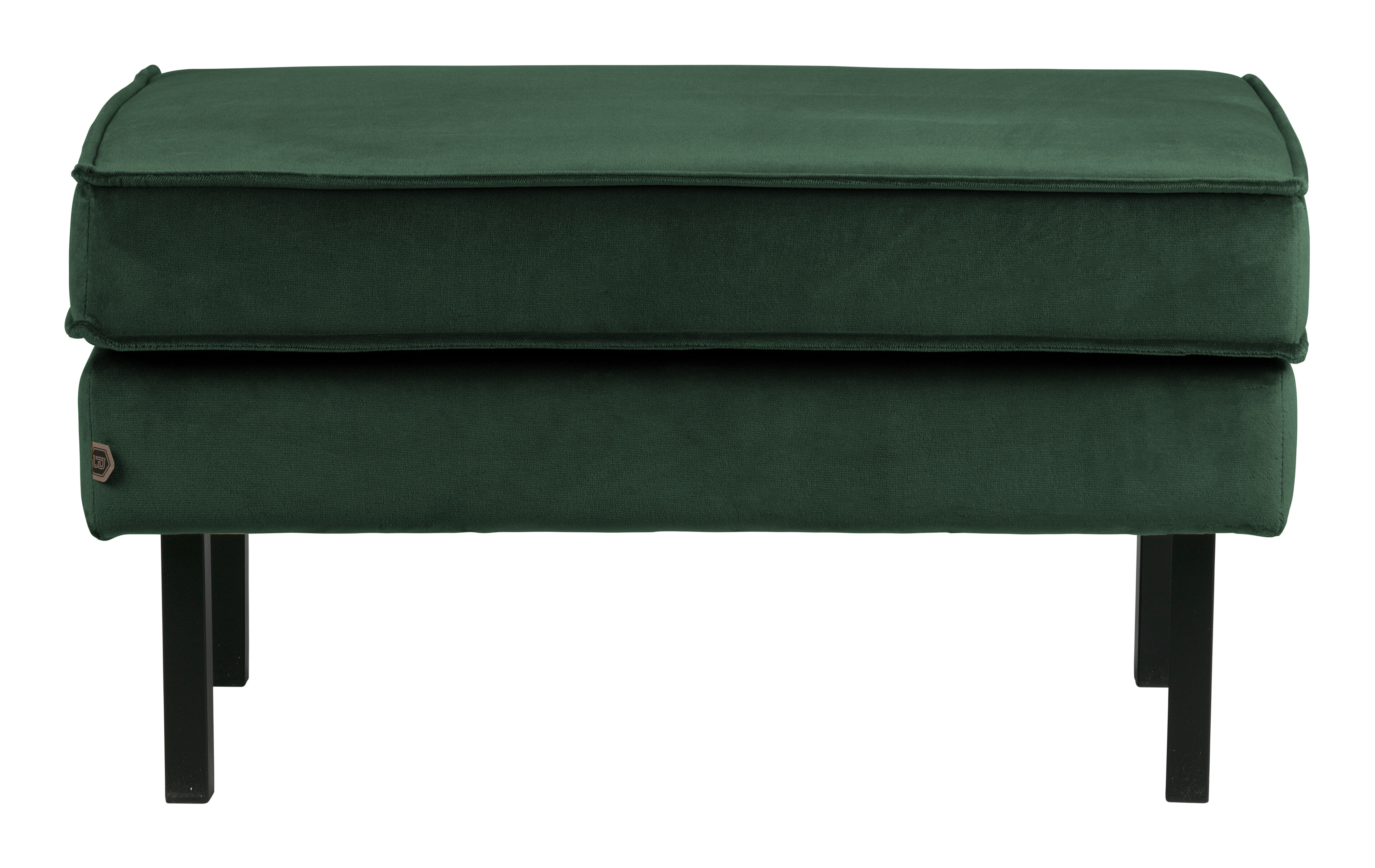 WOOOD Hocker 'Rodeo' Velvet, kleur Groen