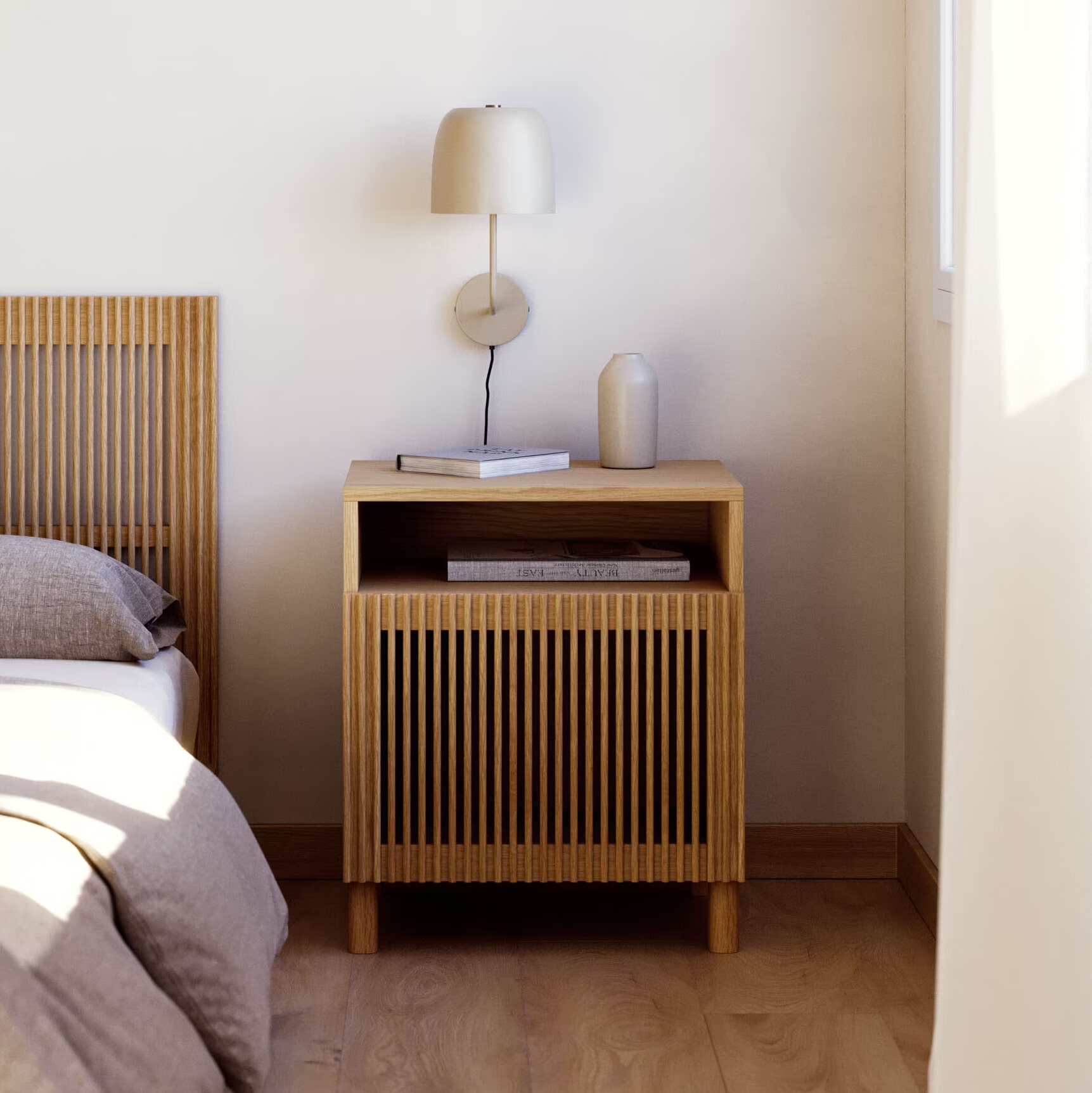 Kave Home Nachtkastje 'Beyla' 53 x 62cm