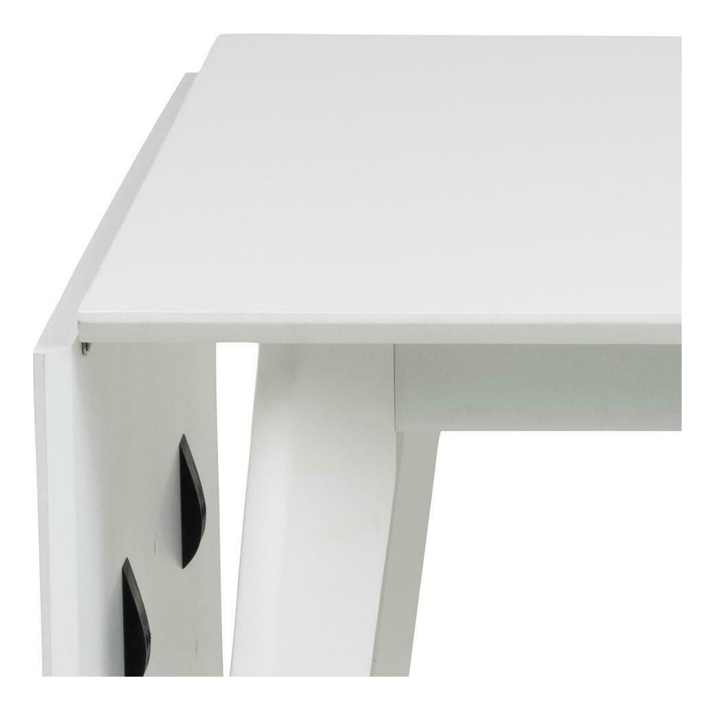 Bendt Uitschuifbare Eettafel 'Torkil' 80-120 x 80cm, kleur Wit