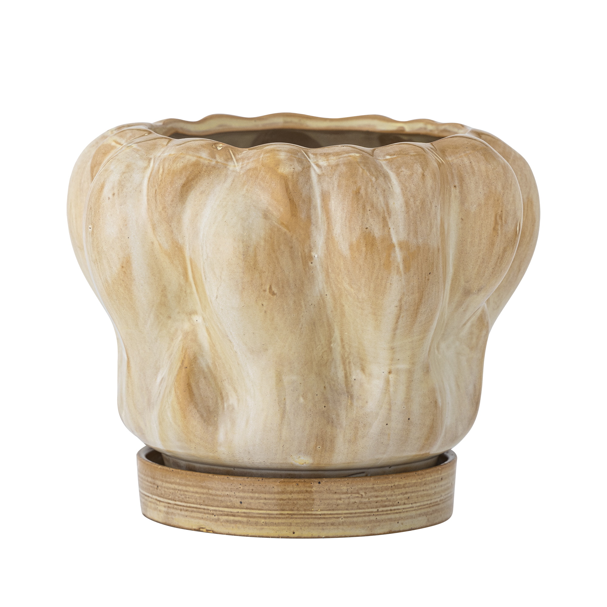 Bloomingville Bloempot Hollis 17cm - Naturel