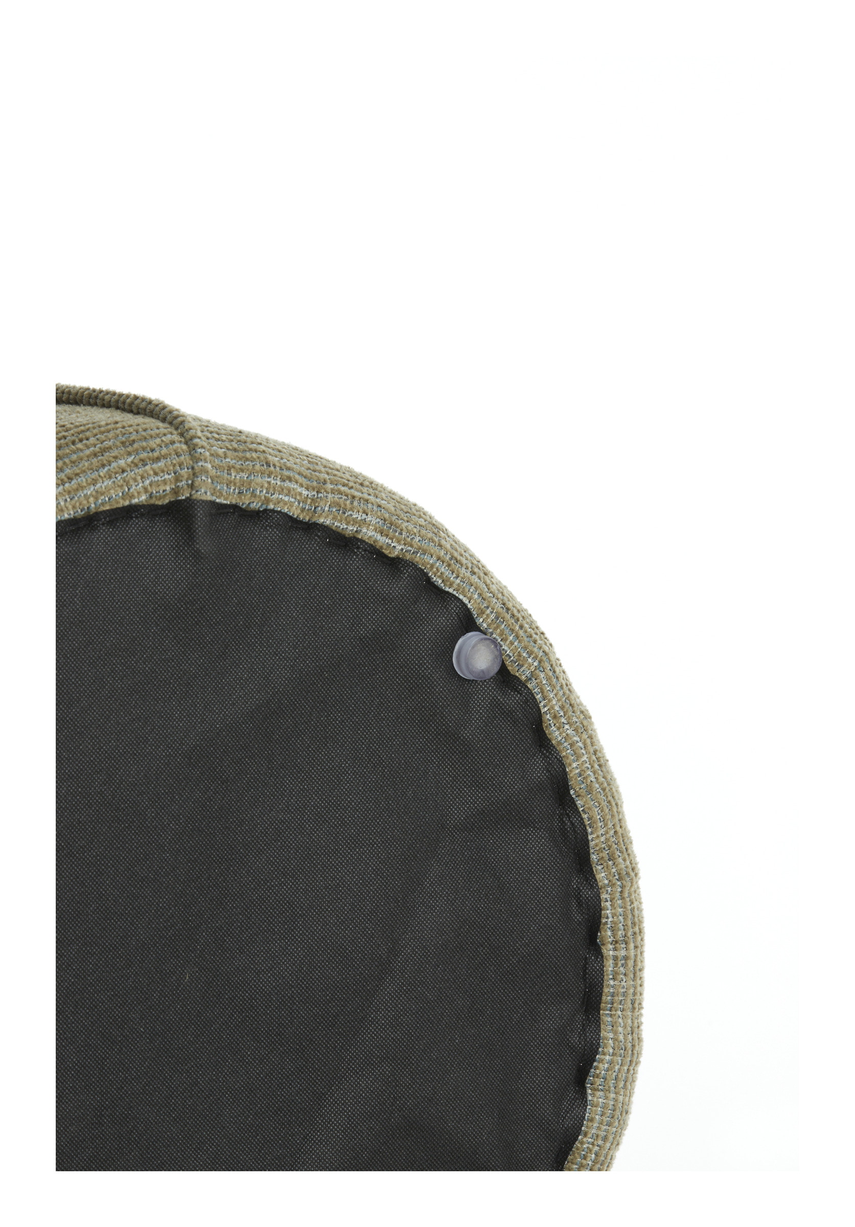Light & Living Poef 'Domoni' Chenille, kleur Groen