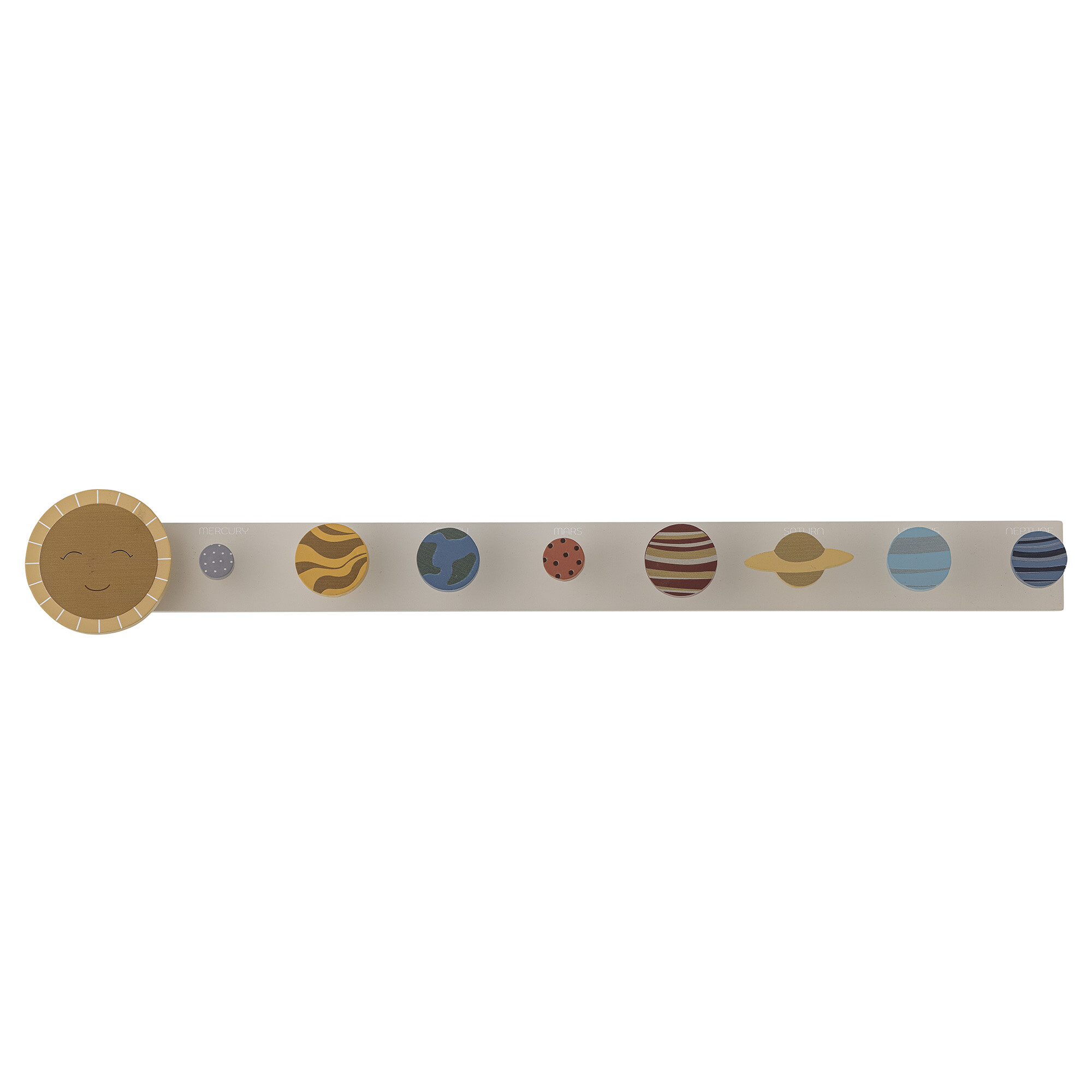 Bloomingville MINI Kapstok Space Met 9 haken - Meerkleurig