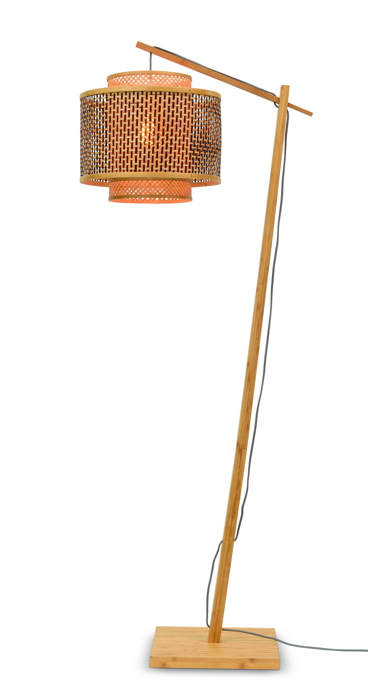 GOOD&MOJO Vloerlamp 'Bhutan' Small, Bamboe, kleur Naturel