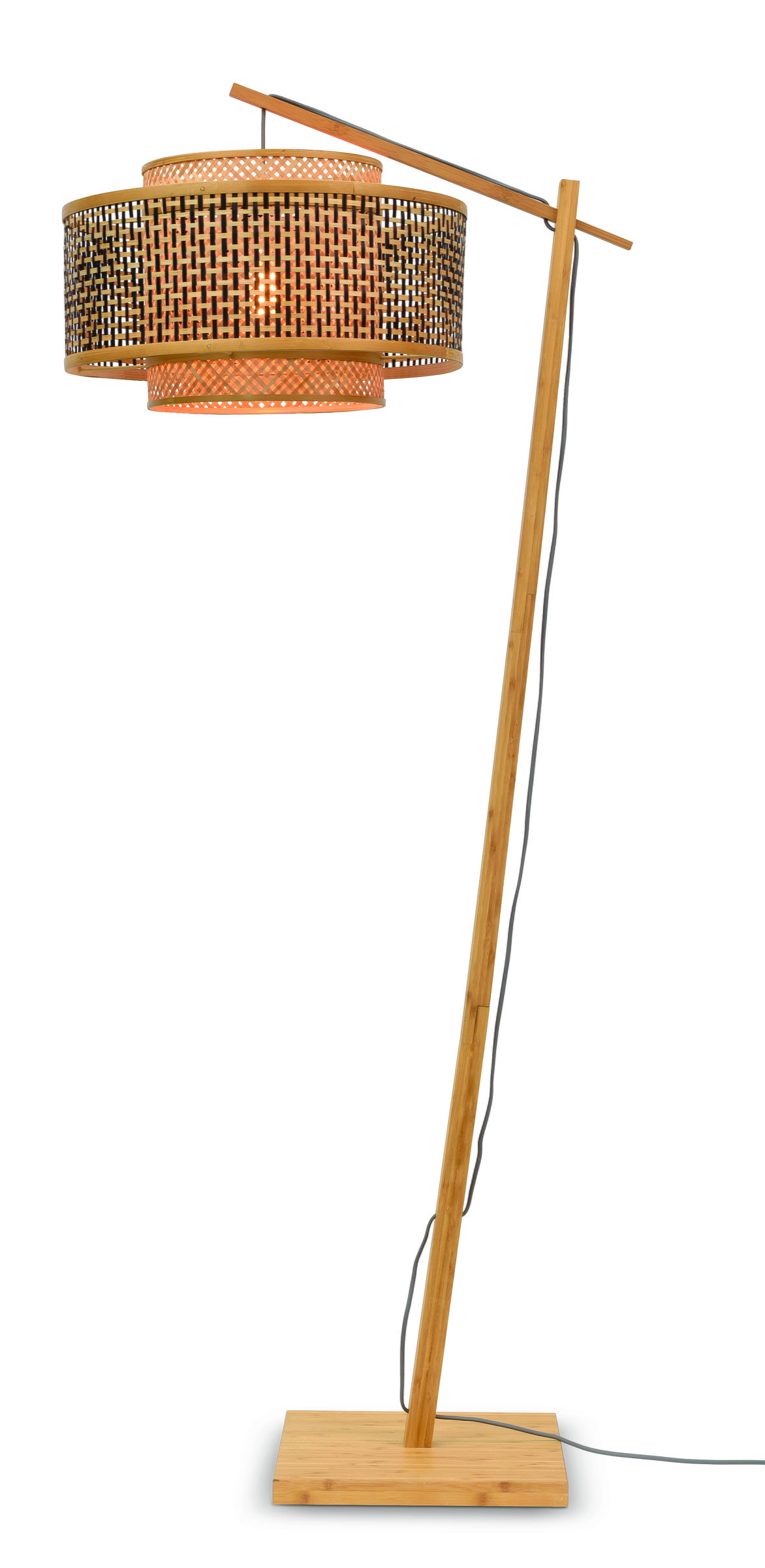 GOOD&MOJO Vloerlamp 'Bhutan' Large, Bamboe, kleur Naturel