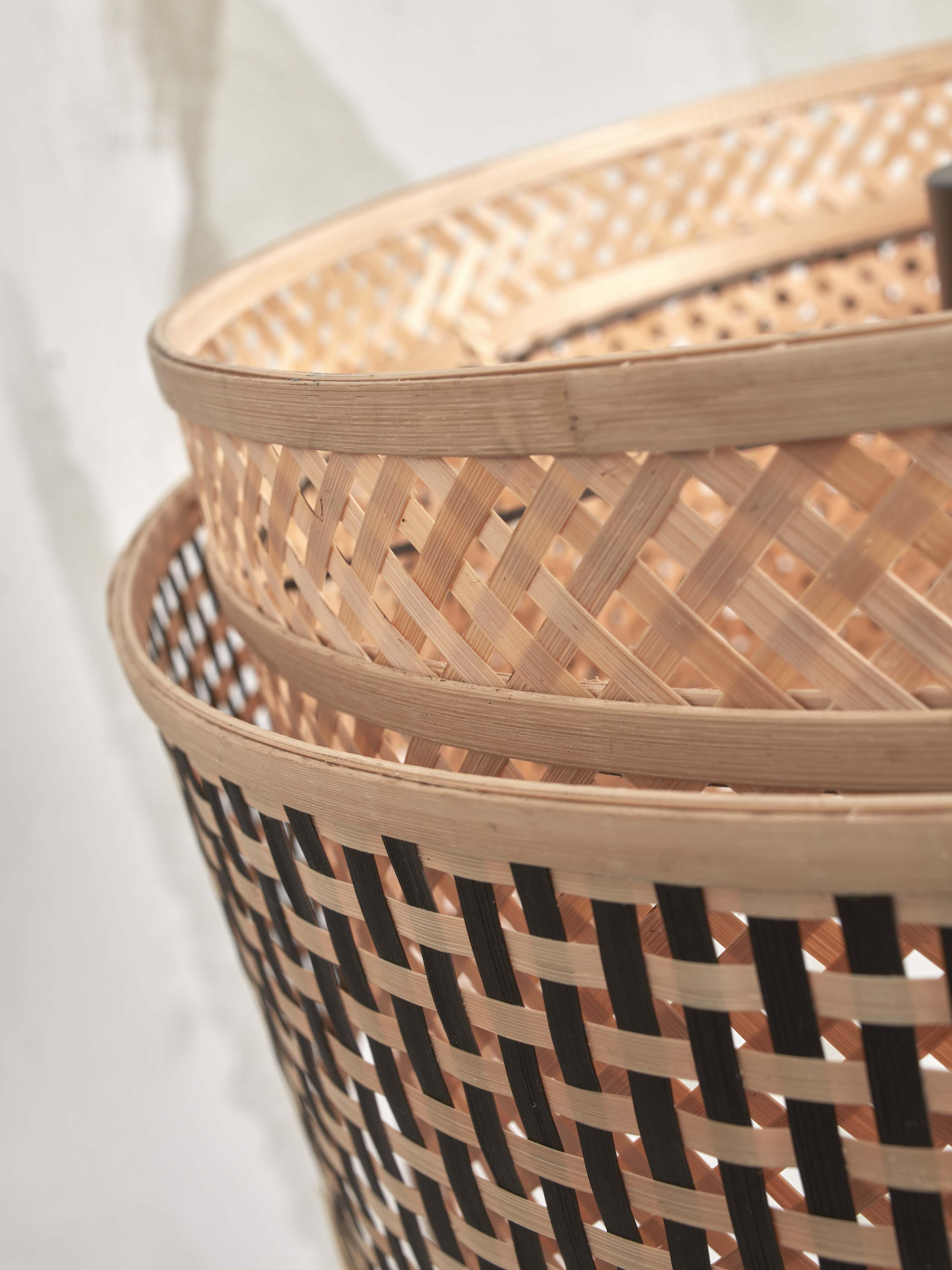 GOOD&MOJO Vloerlamp 'Bhutan' Bamboe, 145cm, kleur Naturel