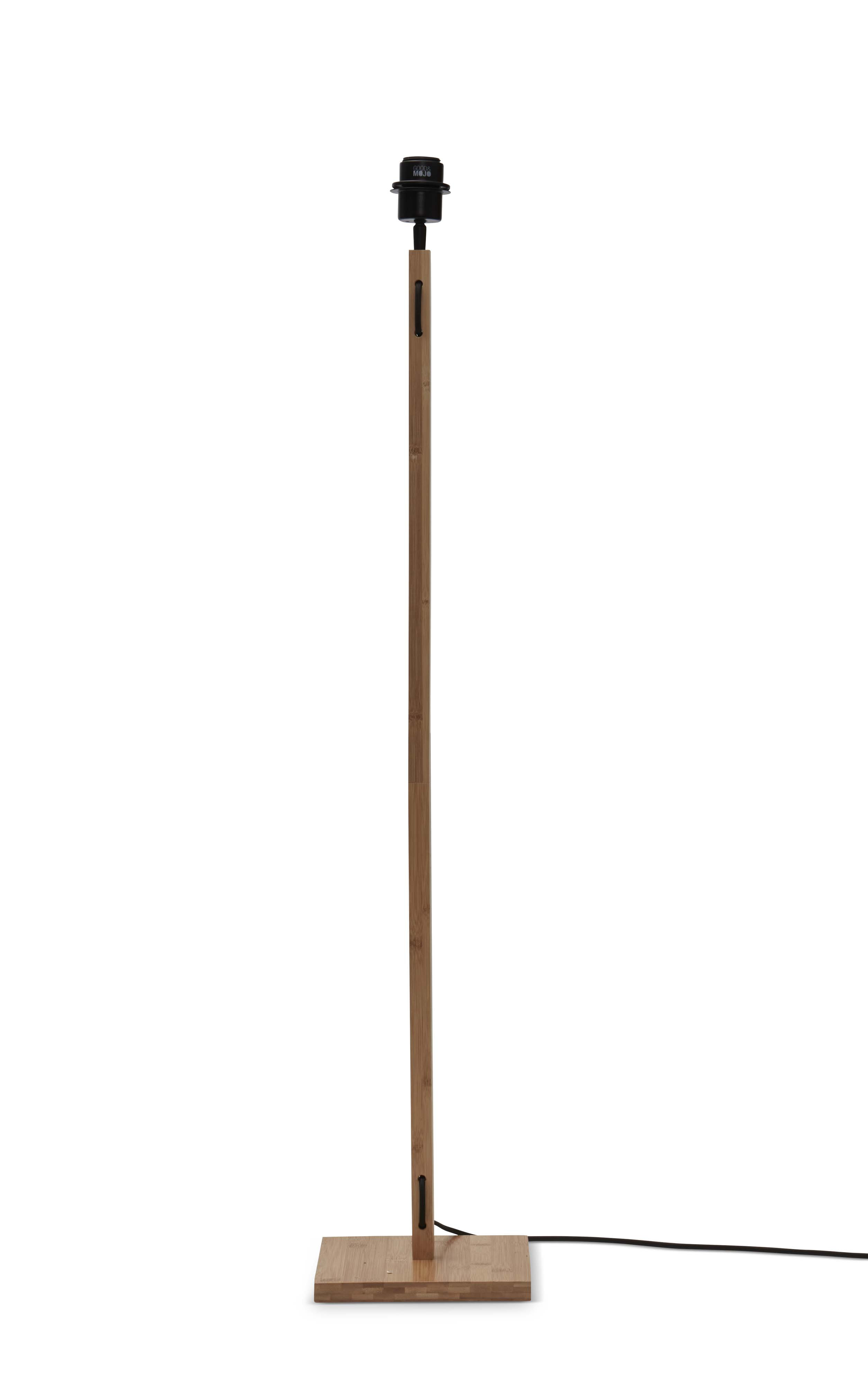 GOOD&MOJO Vloerlamp 'Bhutan' Bamboe, 145cm, kleur Naturel