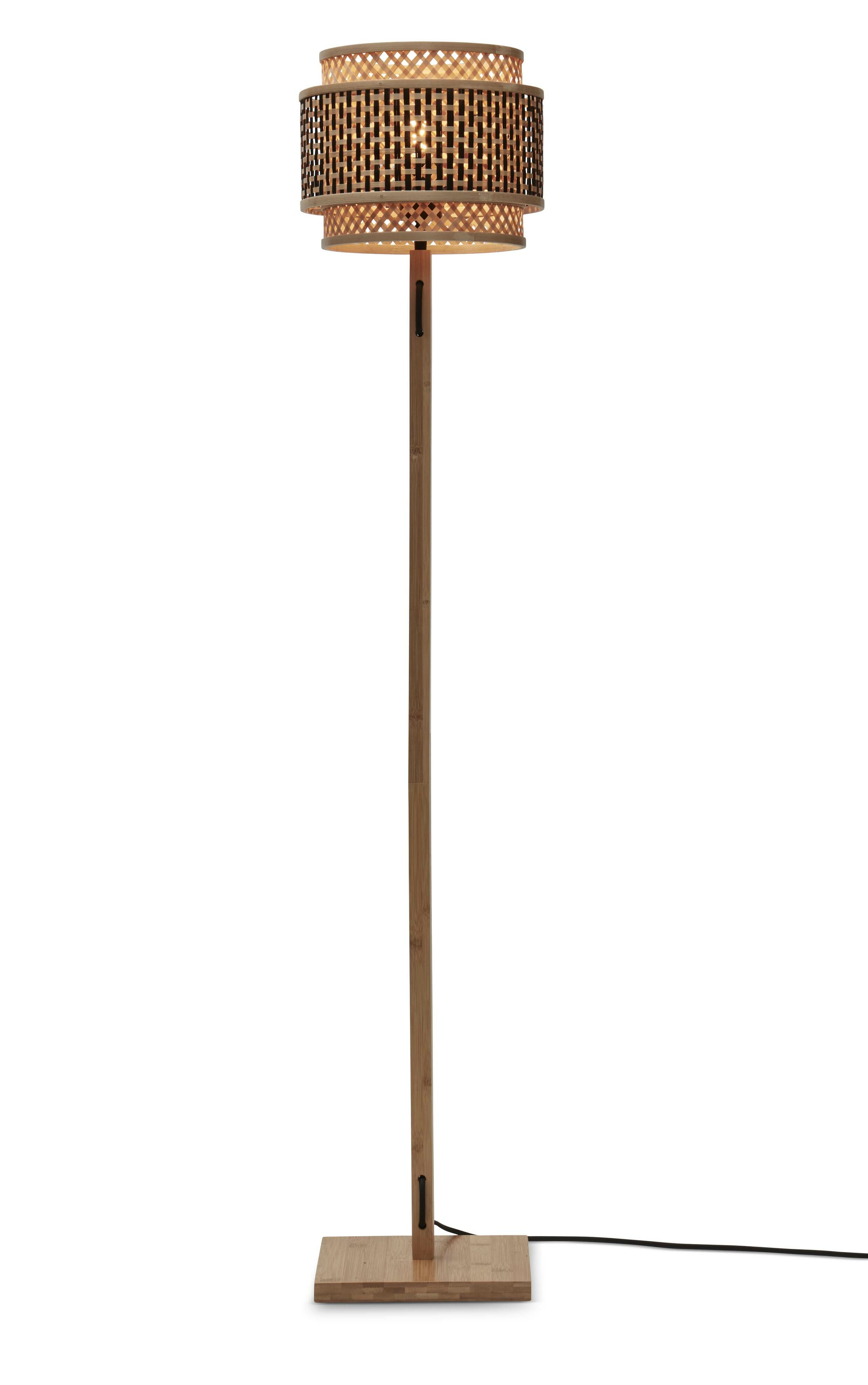 GOOD&MOJO Vloerlamp 'Bhutan' Bamboe, 130cm