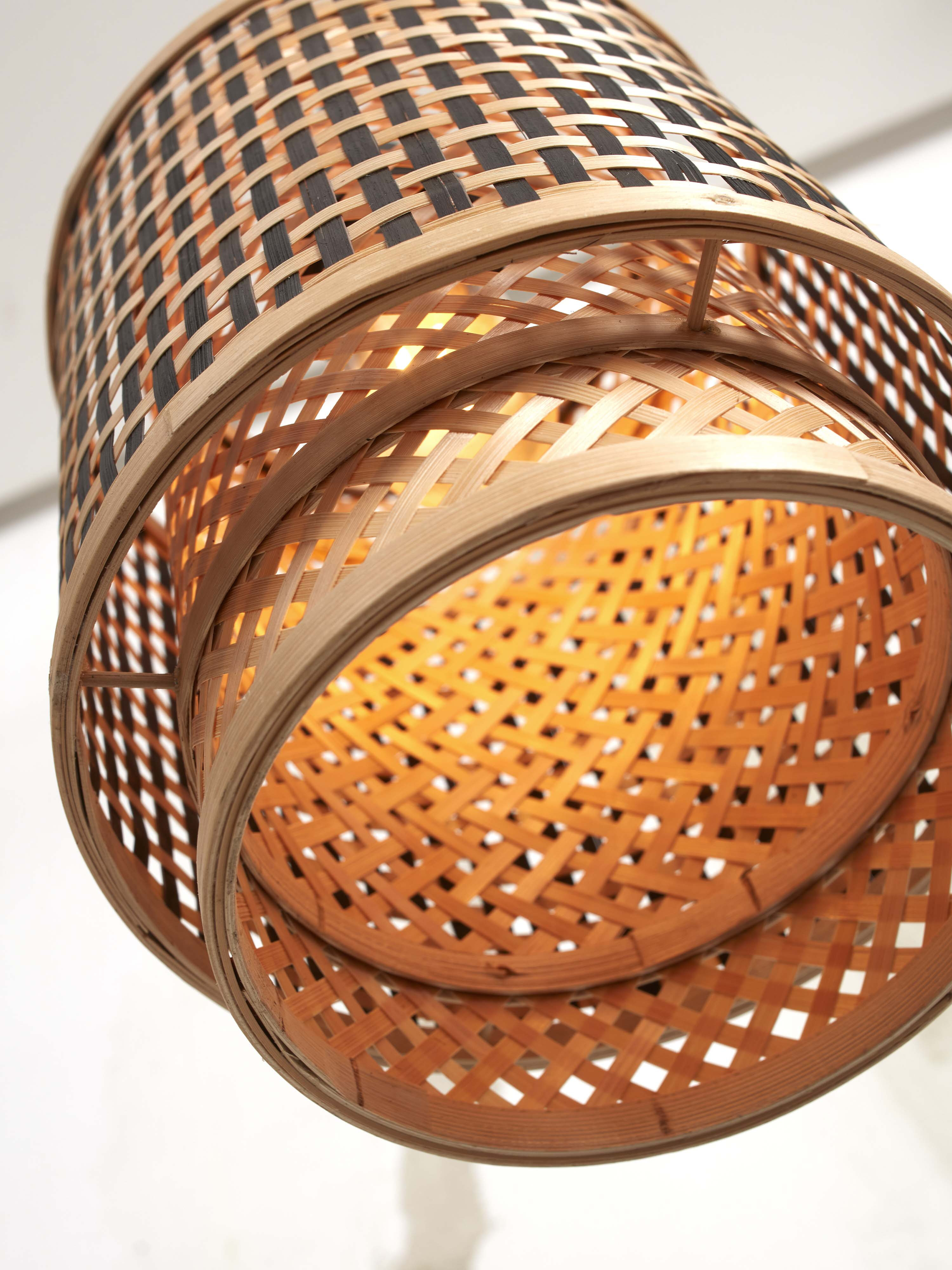 GOOD&MOJO Hanglamp 'Bhutan' Bamboe, 25cm, kleur Naturel