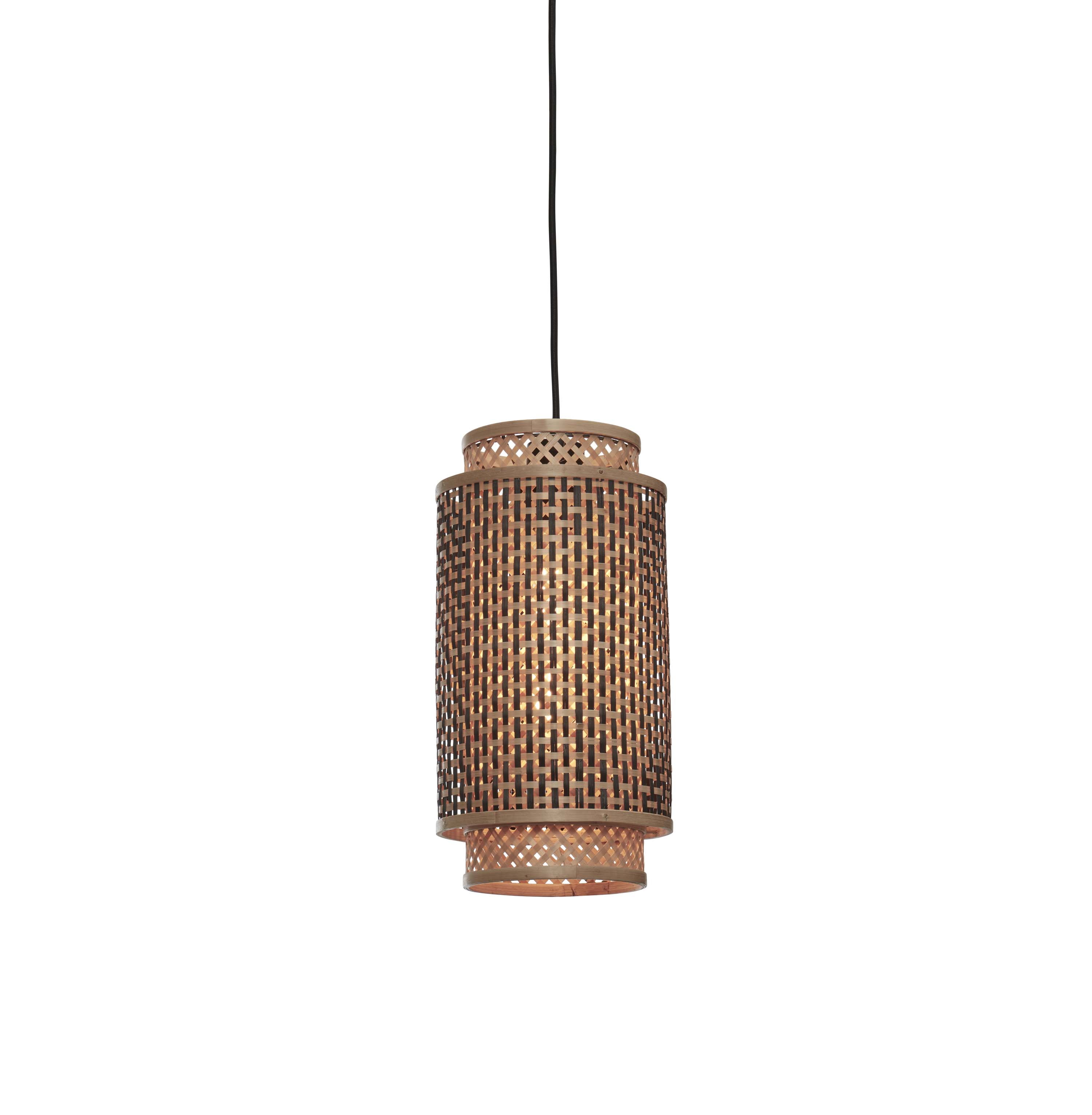 GOOD&MOJO Hanglamp 'Bhutan' Bamboe, 35cm, kleur Naturel