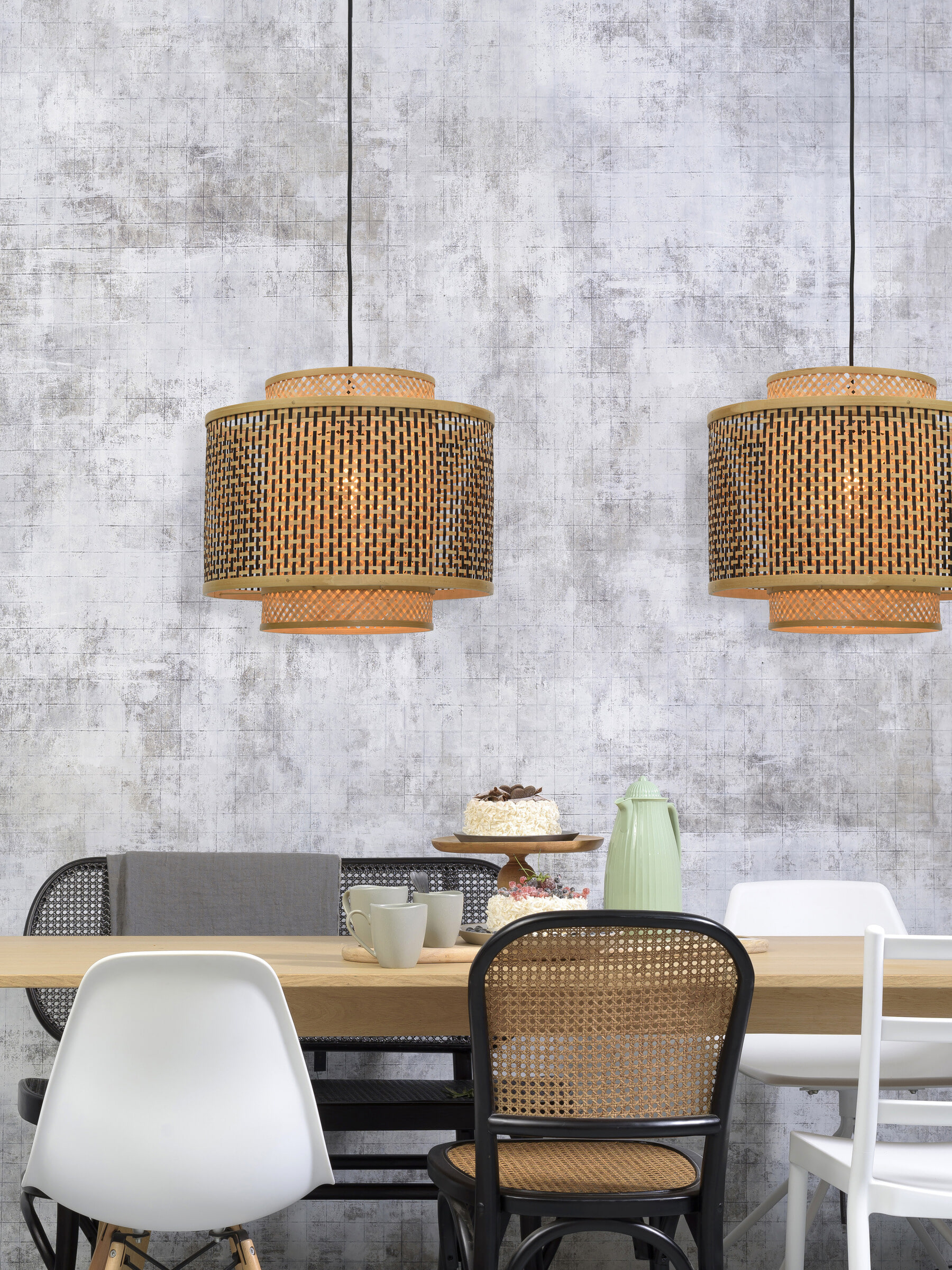 GOOD&MOJO Hanglamp 'Bhutan' Small, Bamboe, kleur Naturel