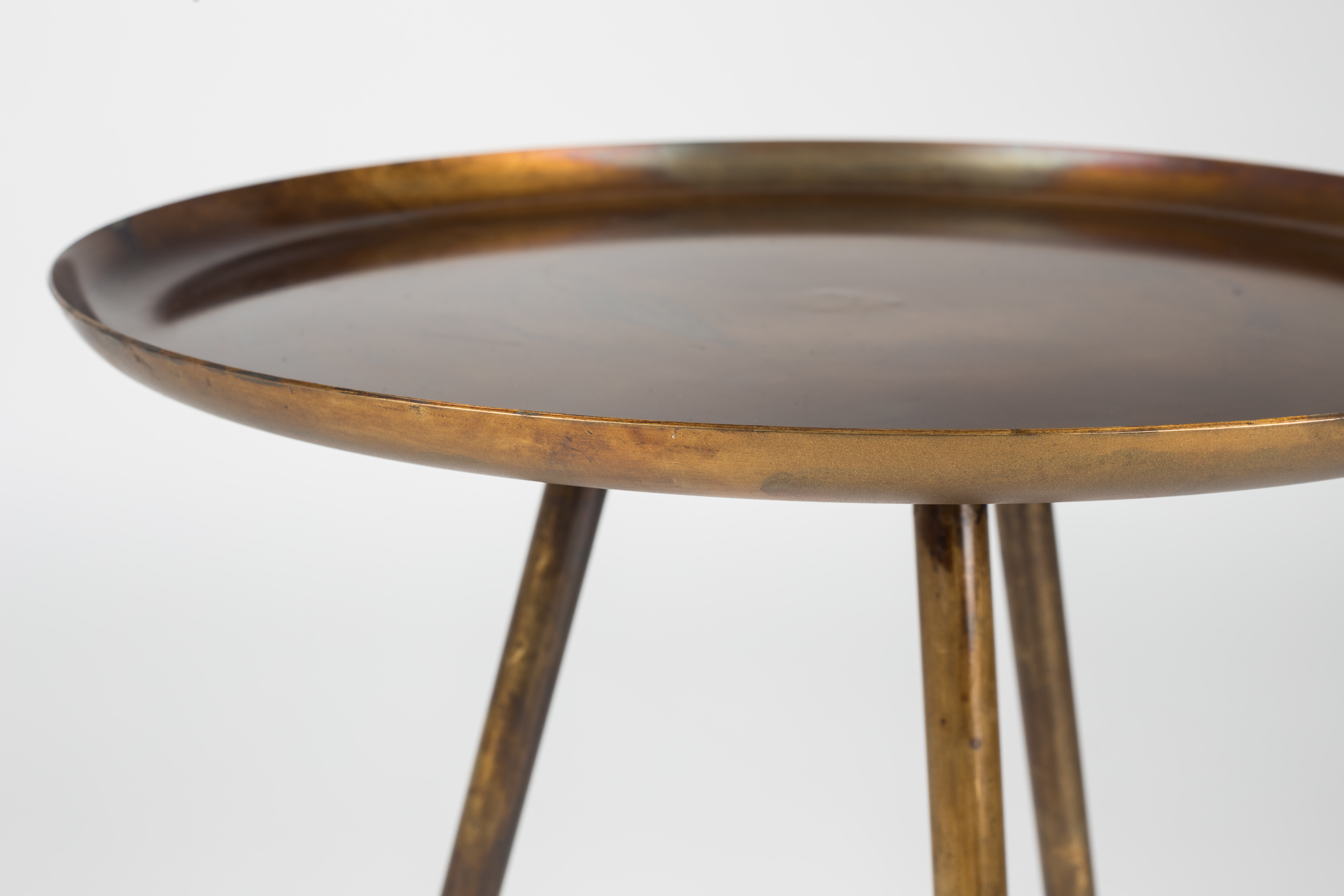 Bijzettafel 'Rafael' kleur Koper/Goud