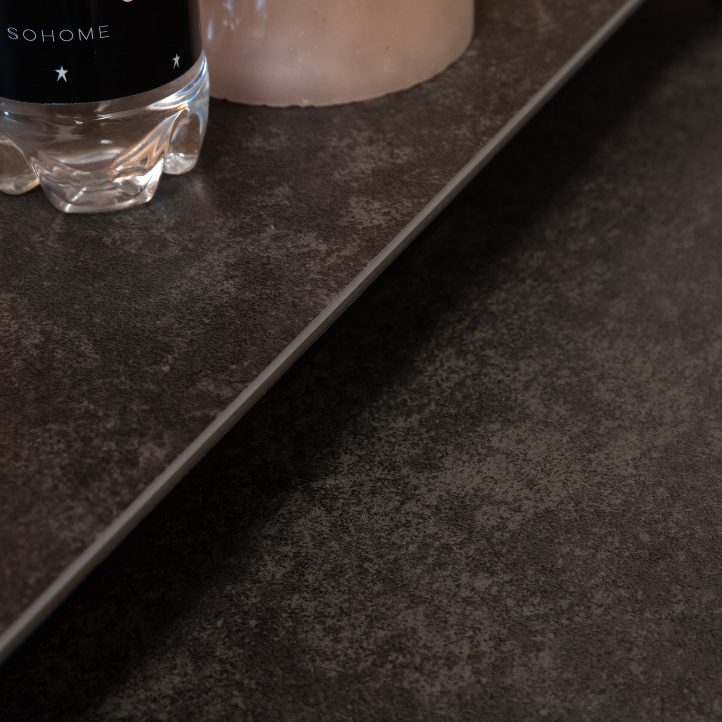 Sohome Bijzettafel 'Parker' Keramiek, Set van 3 stuks, kleur Zwart