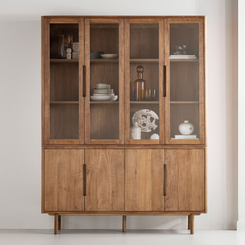 Witte design buffetkast ongelijke vakken 120cm - Kasten van de Koning Witte design buffetkast ongelijke vakken 120cm - Kasten van de Koning