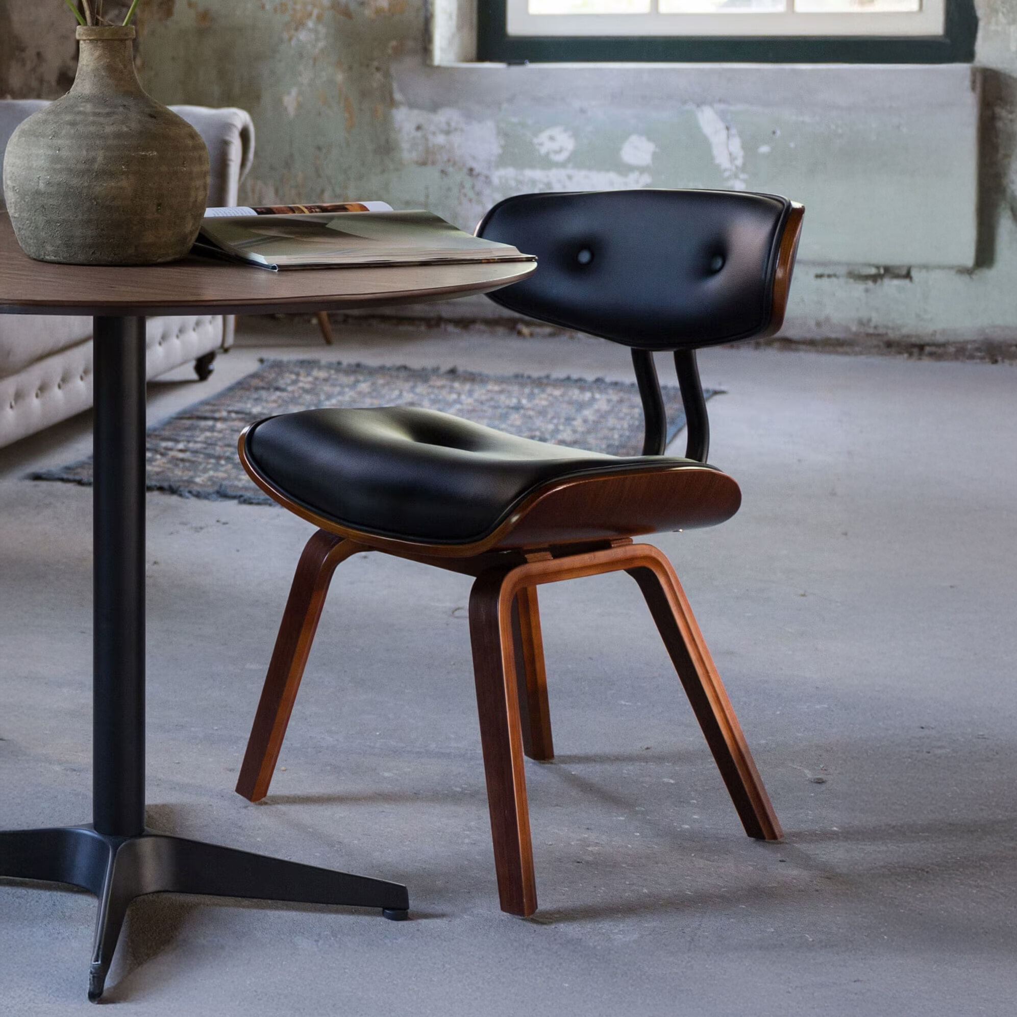 Dutchbone Eetkamerstoel 'Blackwood'