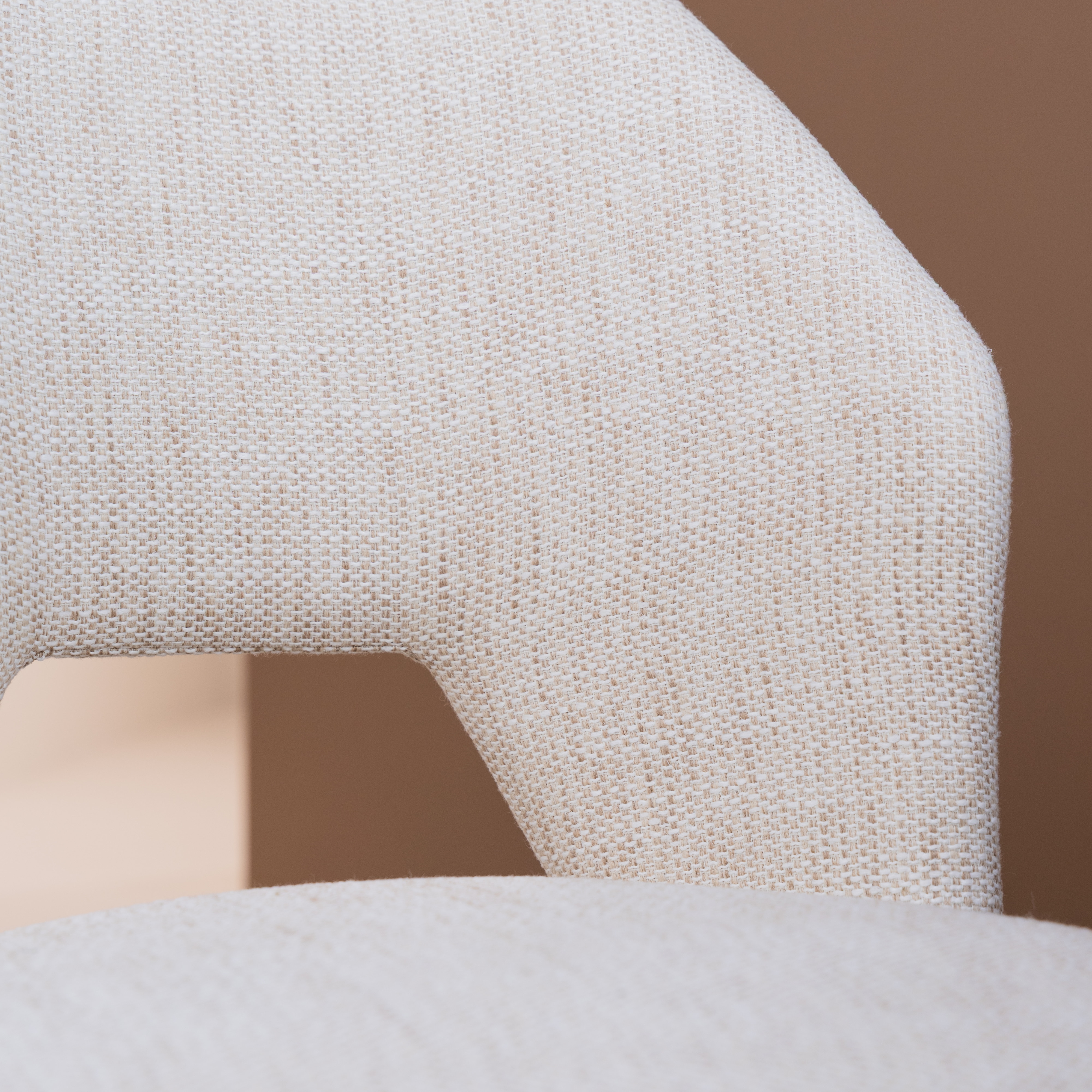 MUST Living Eetkamerstoel 'Blossom', kleur Naturel