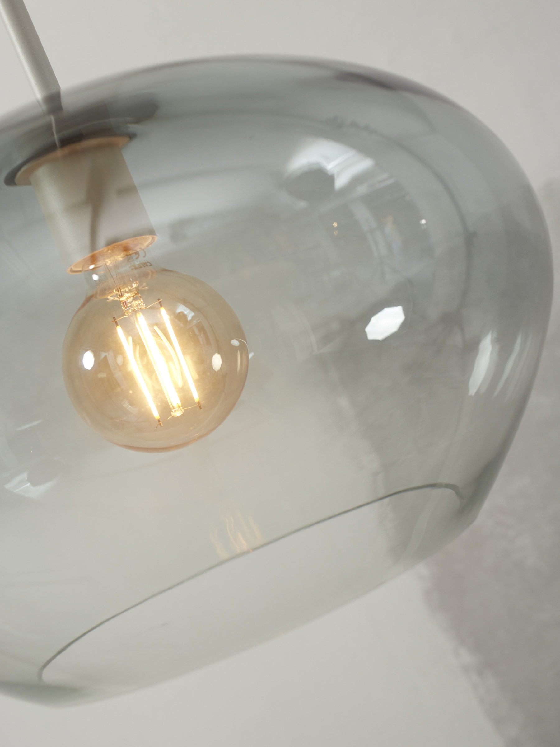 its about RoMi Hanglamp 'Bologna' 35cm, kleur Lichtgrijs