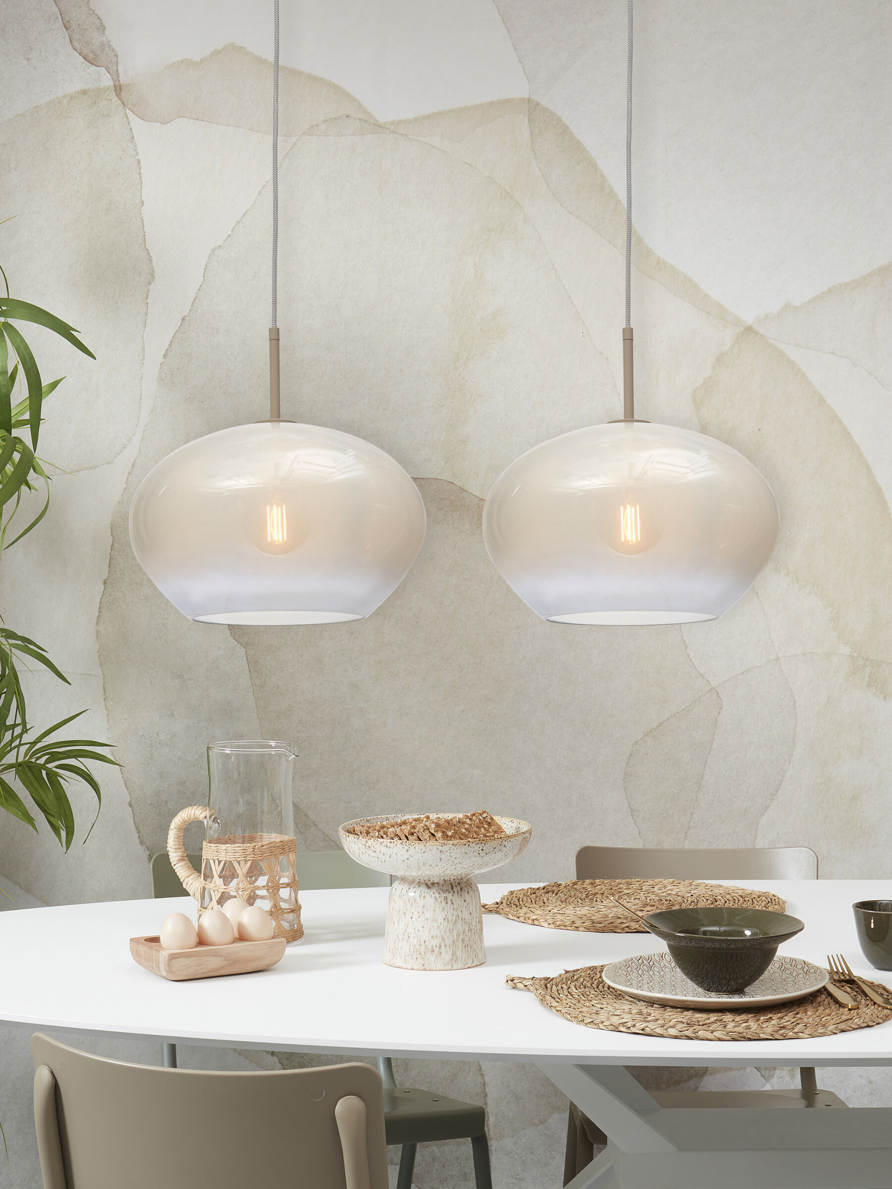 its about RoMi Hanglamp 'Bologna' 35cm, kleur Wit