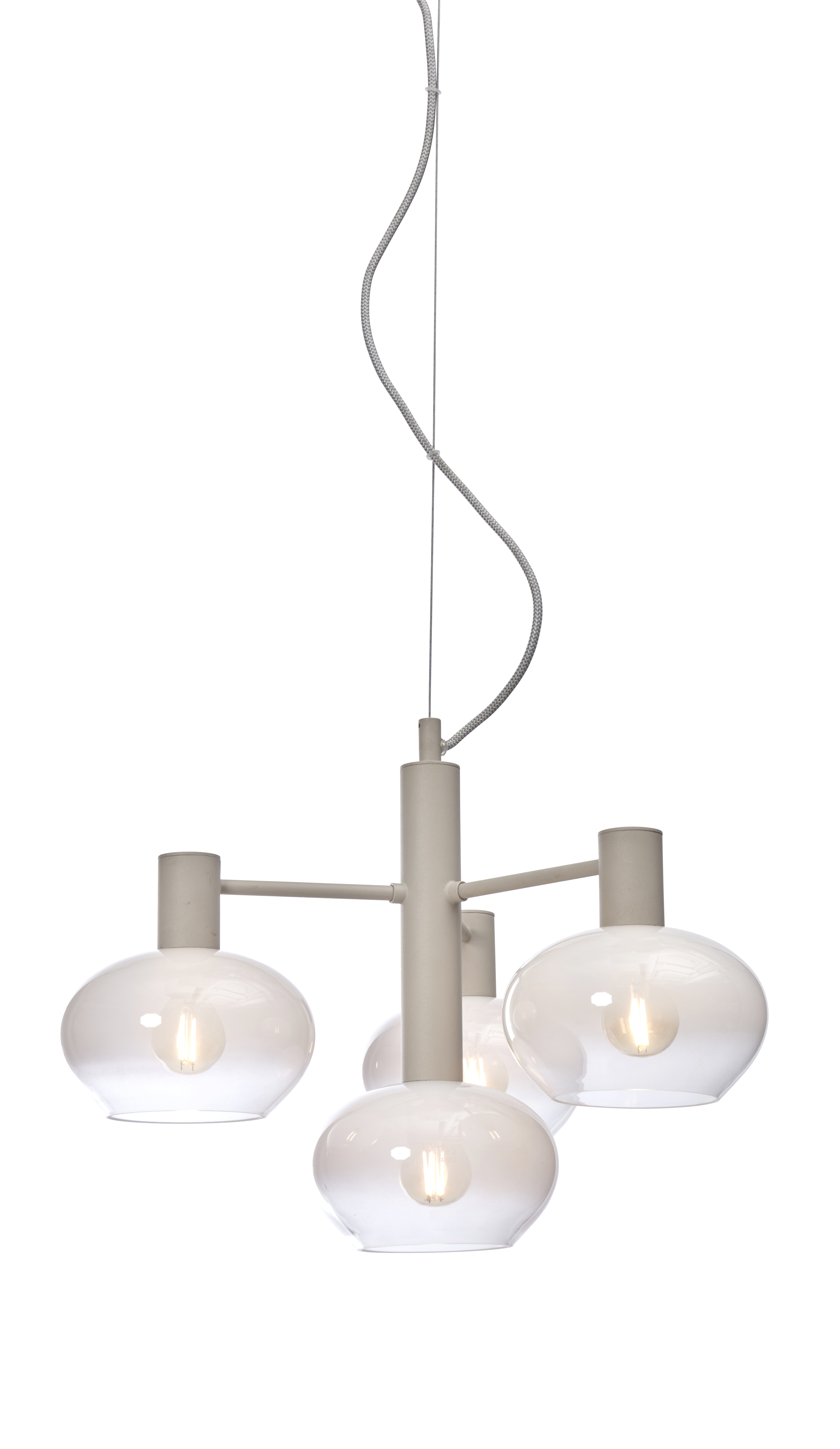 its about RoMi Hanglamp 'Bologna' 4-lamps, kleur Wit