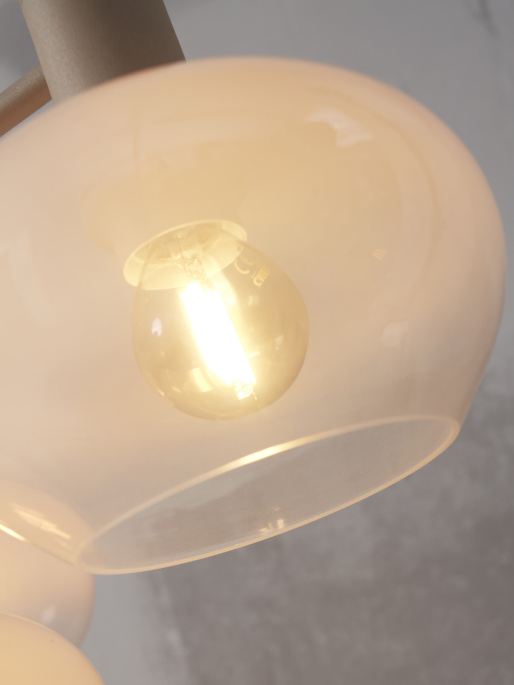 its about RoMi Hanglamp 'Bologna' 4-lamps, kleur Wit