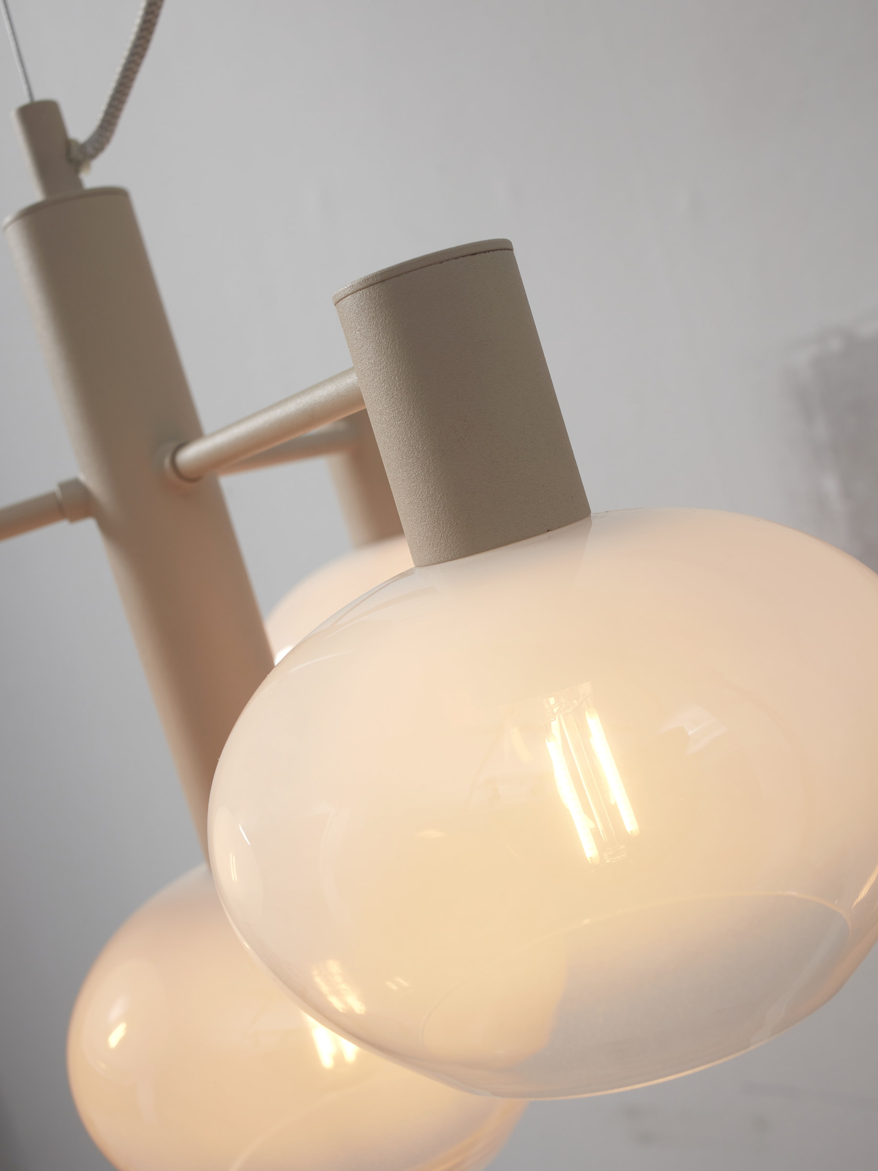 its about RoMi Hanglamp 'Bologna' 4-lamps, kleur Wit