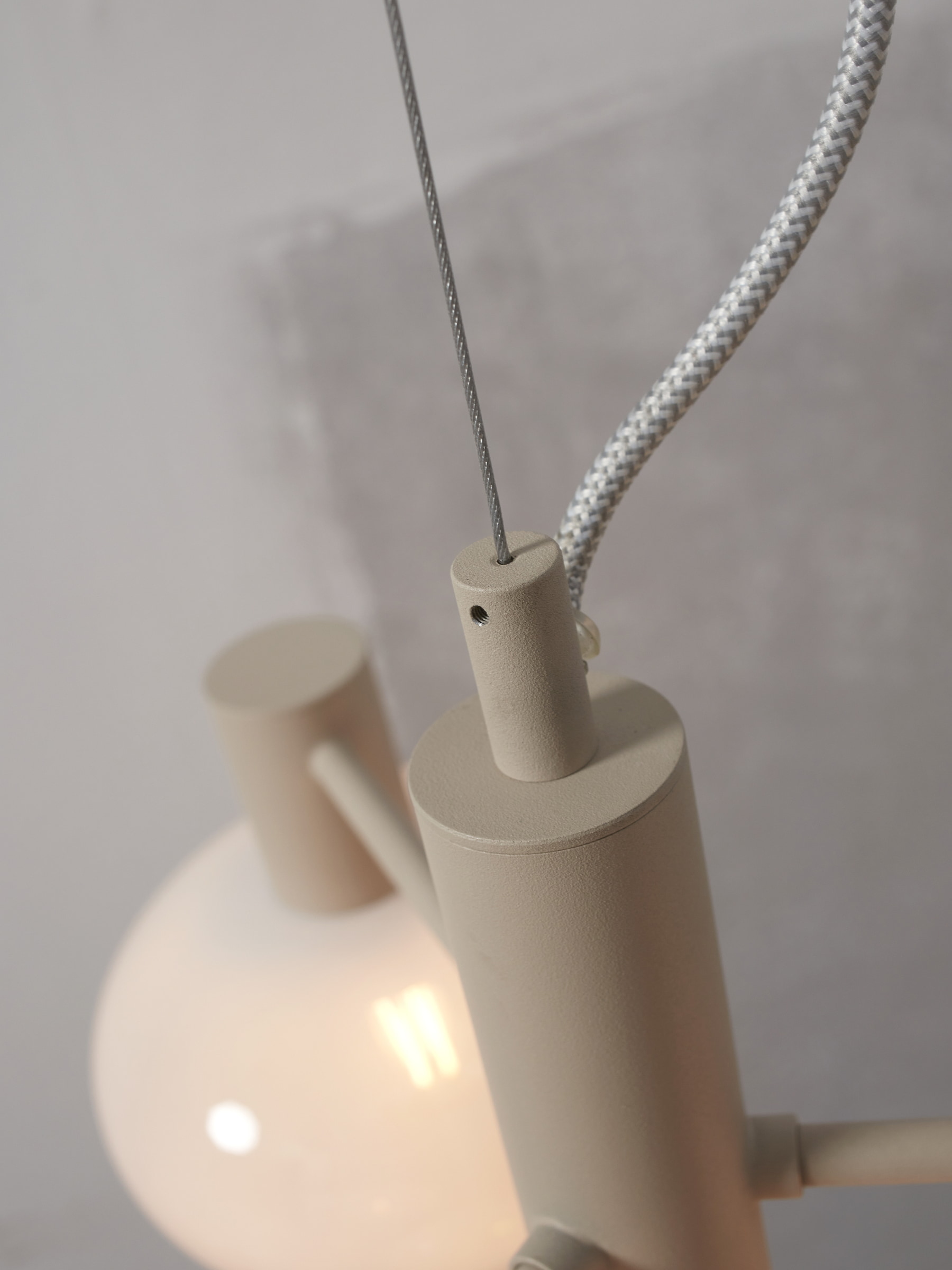 its about RoMi Hanglamp 'Bologna' 4-lamps, kleur Wit