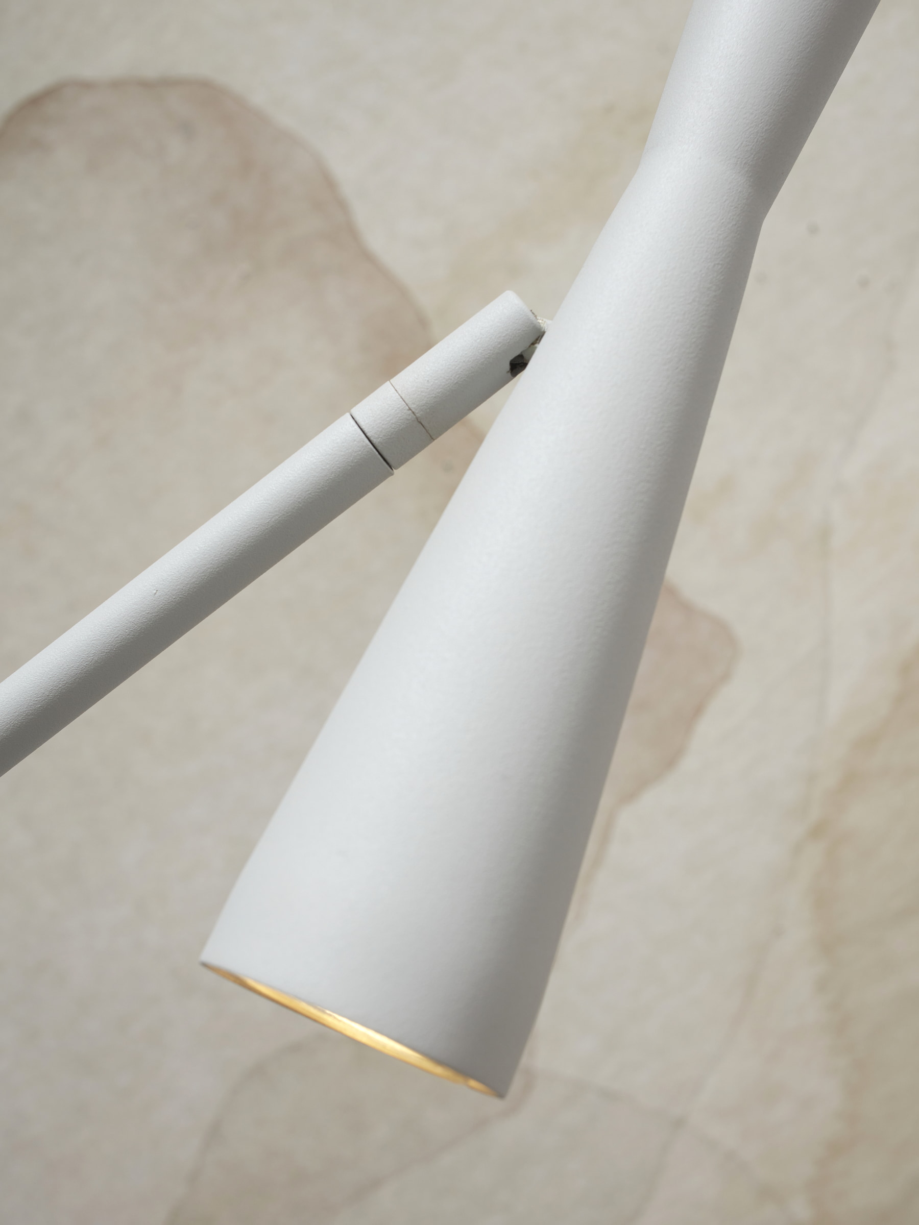 its about RoMi Vloerlamp 'Bordeaux' 145cm, kleur Lichtgrijs