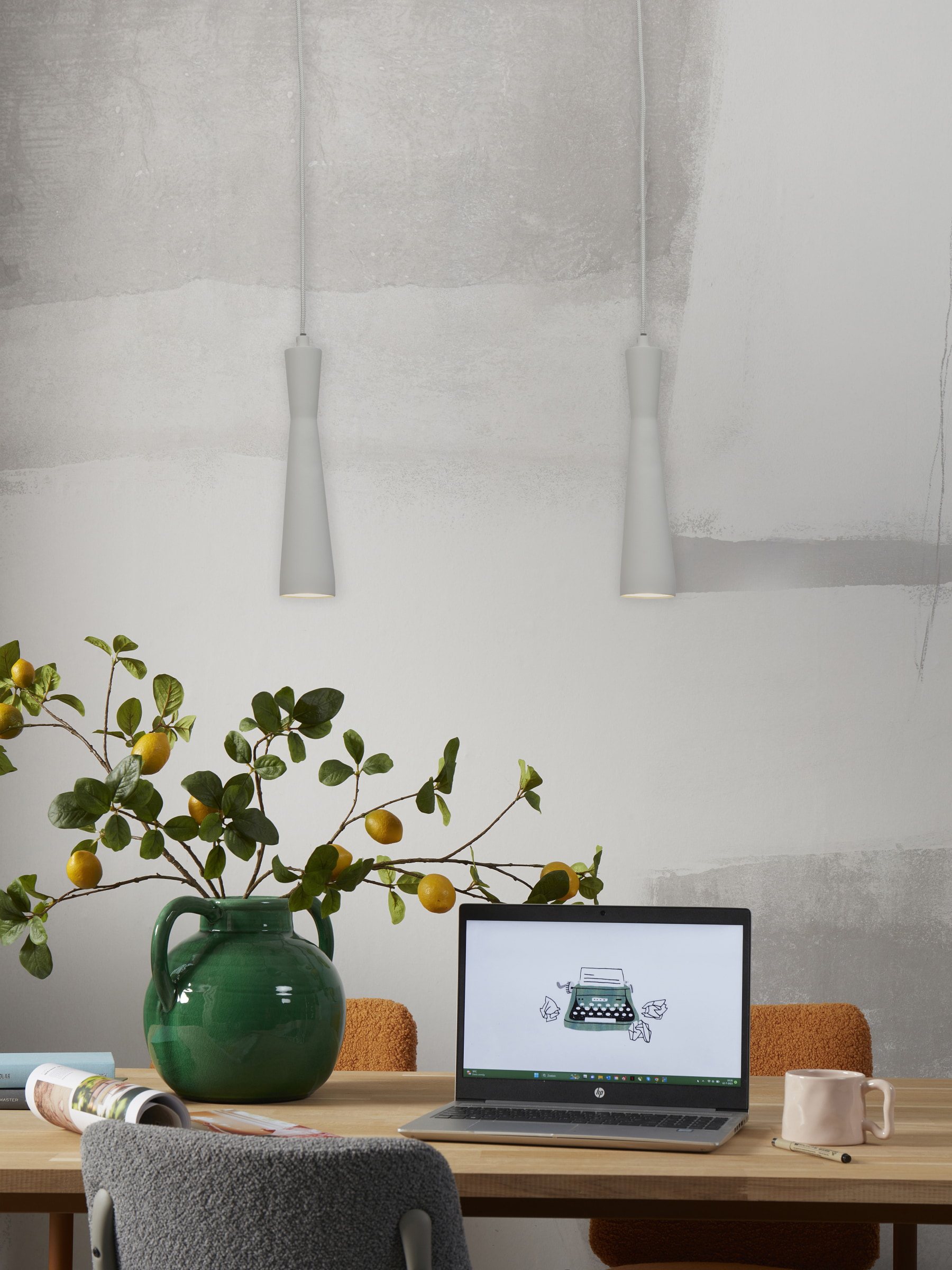 its about RoMi Hanglamp 'Bordeaux' kleur Lichtgrijs