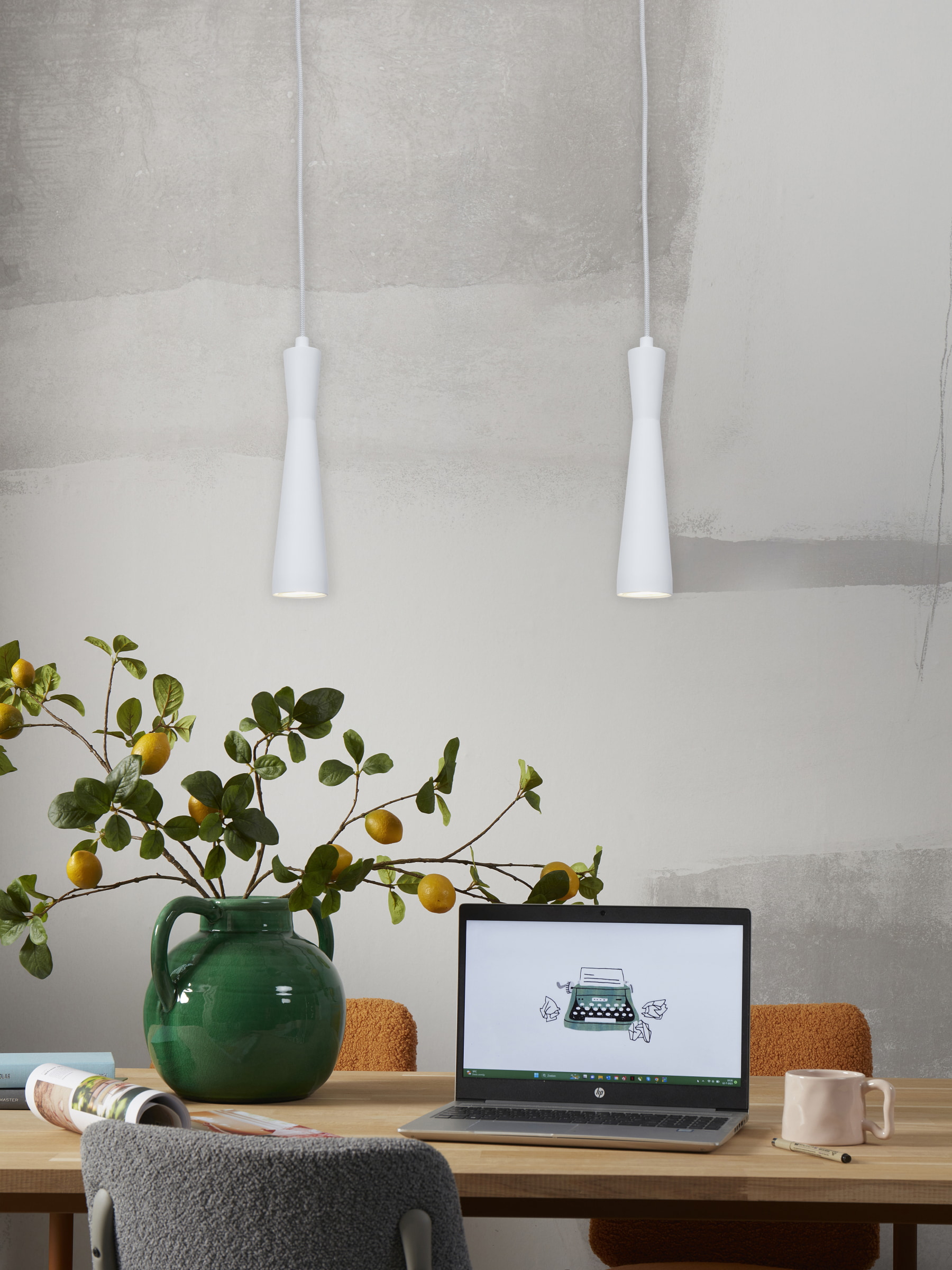 its about RoMi Hanglamp 'Bordeaux' kleur Wit