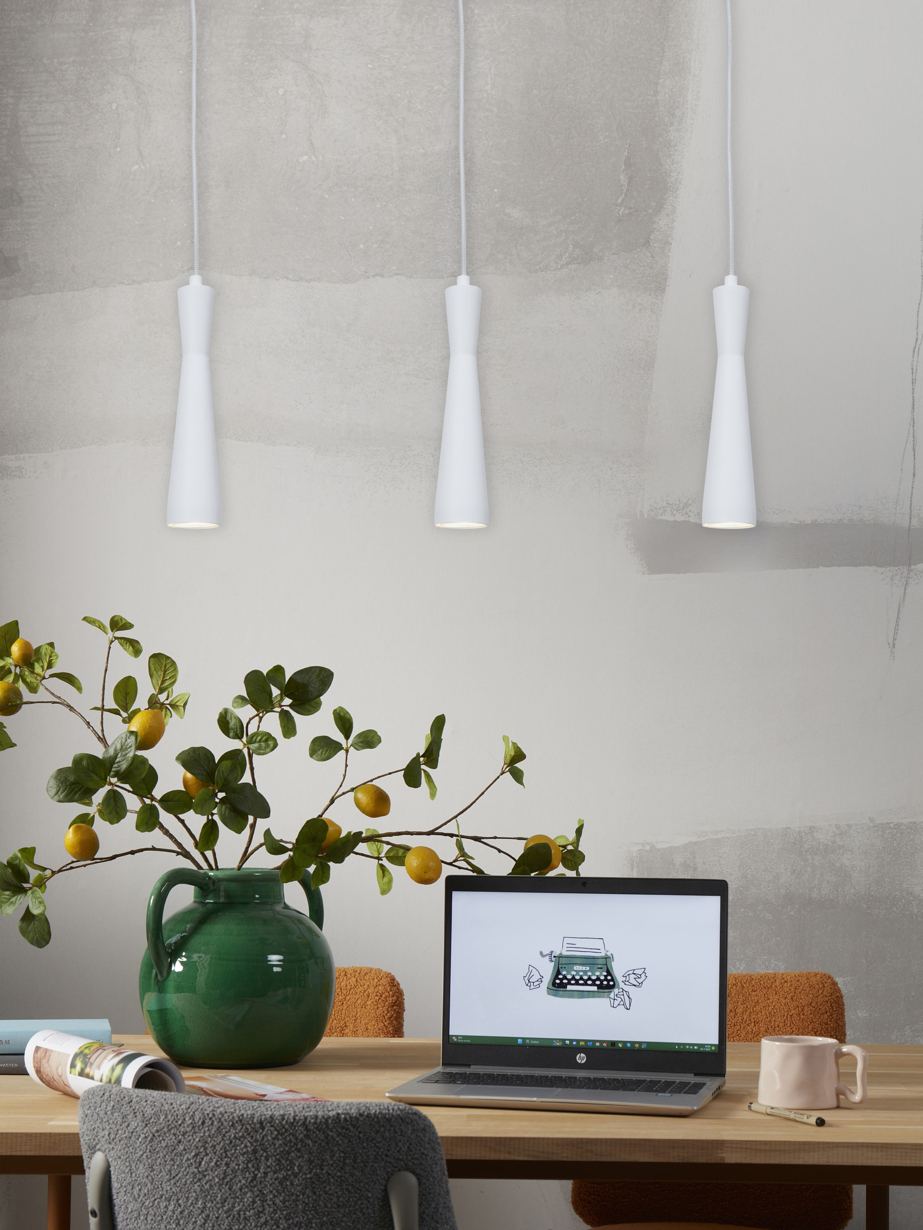 its about RoMi Hanglamp 'Bordeaux' kleur Wit