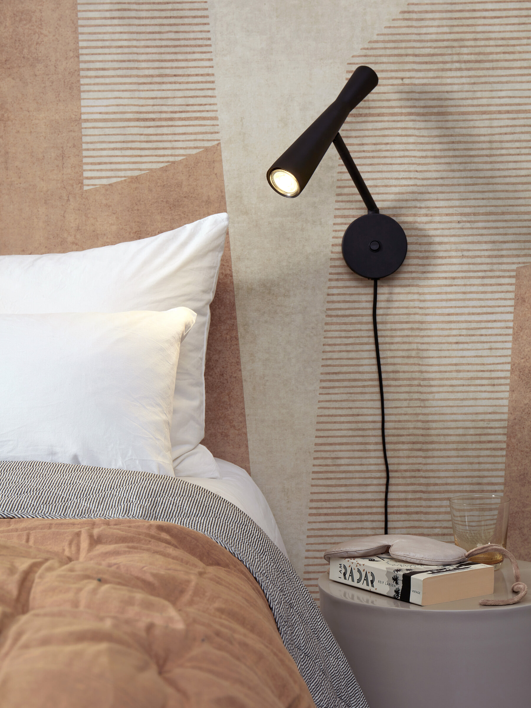 its about RoMi Wandlamp 'Bordeaux' kleur Zwart