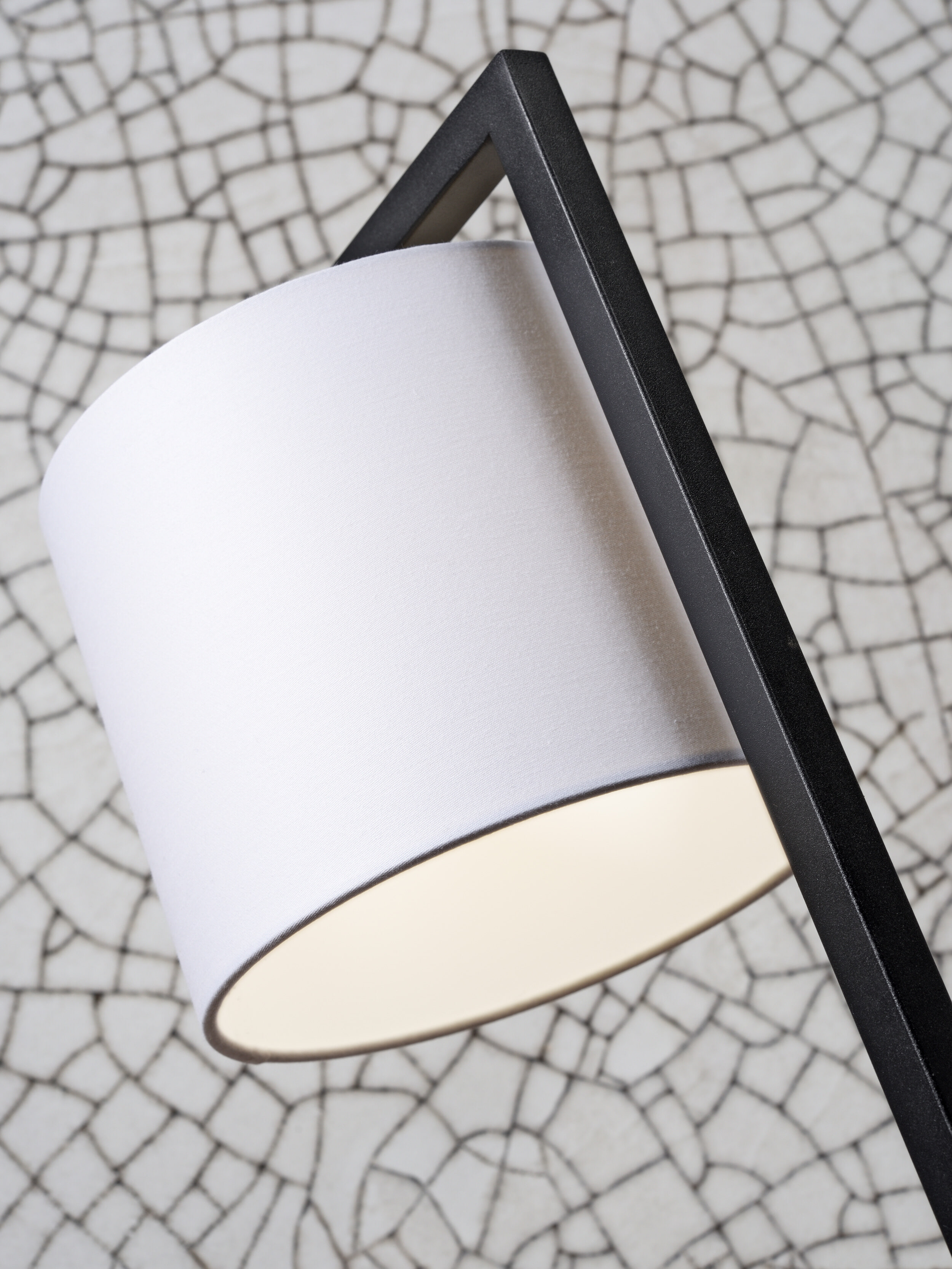 its about RoMi Tafellamp 'Boston' 44cm, kleur Beige
