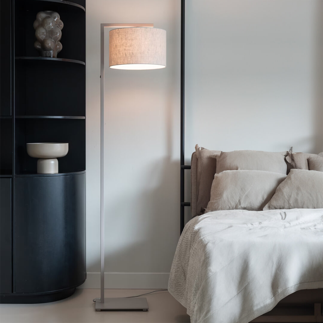 its about RoMi Vloerlamp 'Boston' 160cm, kleur Zand