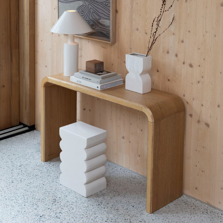 Zuiver Sidetable Brave Eikenfineer, 120cm - Naturel