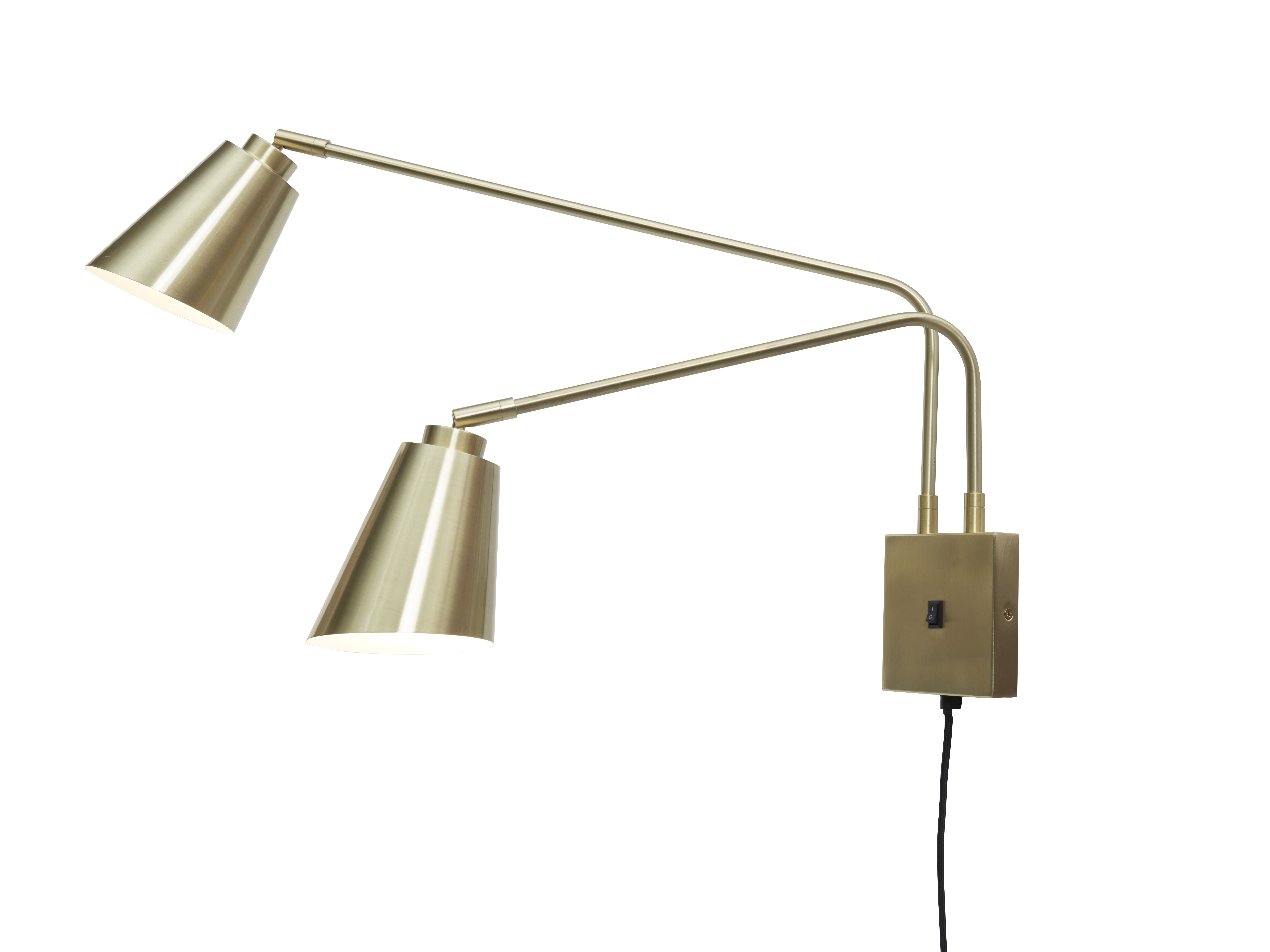 its about RoMi Wandlamp 'Bremen' 2-lamps, kleur Goud