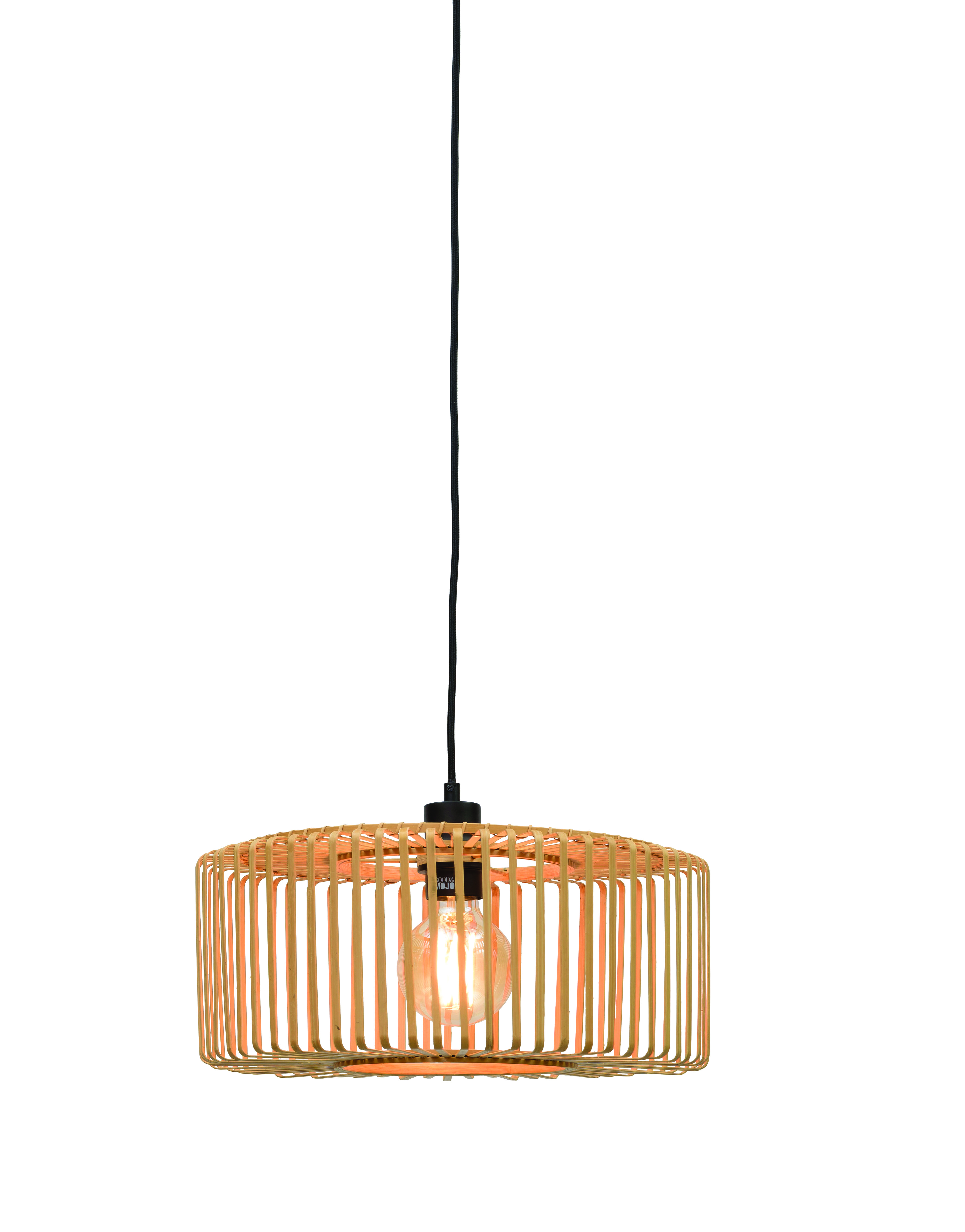 GOOD&MOJO Hanglamp 'Bromo' Small, Bamboe, kleur Naturel