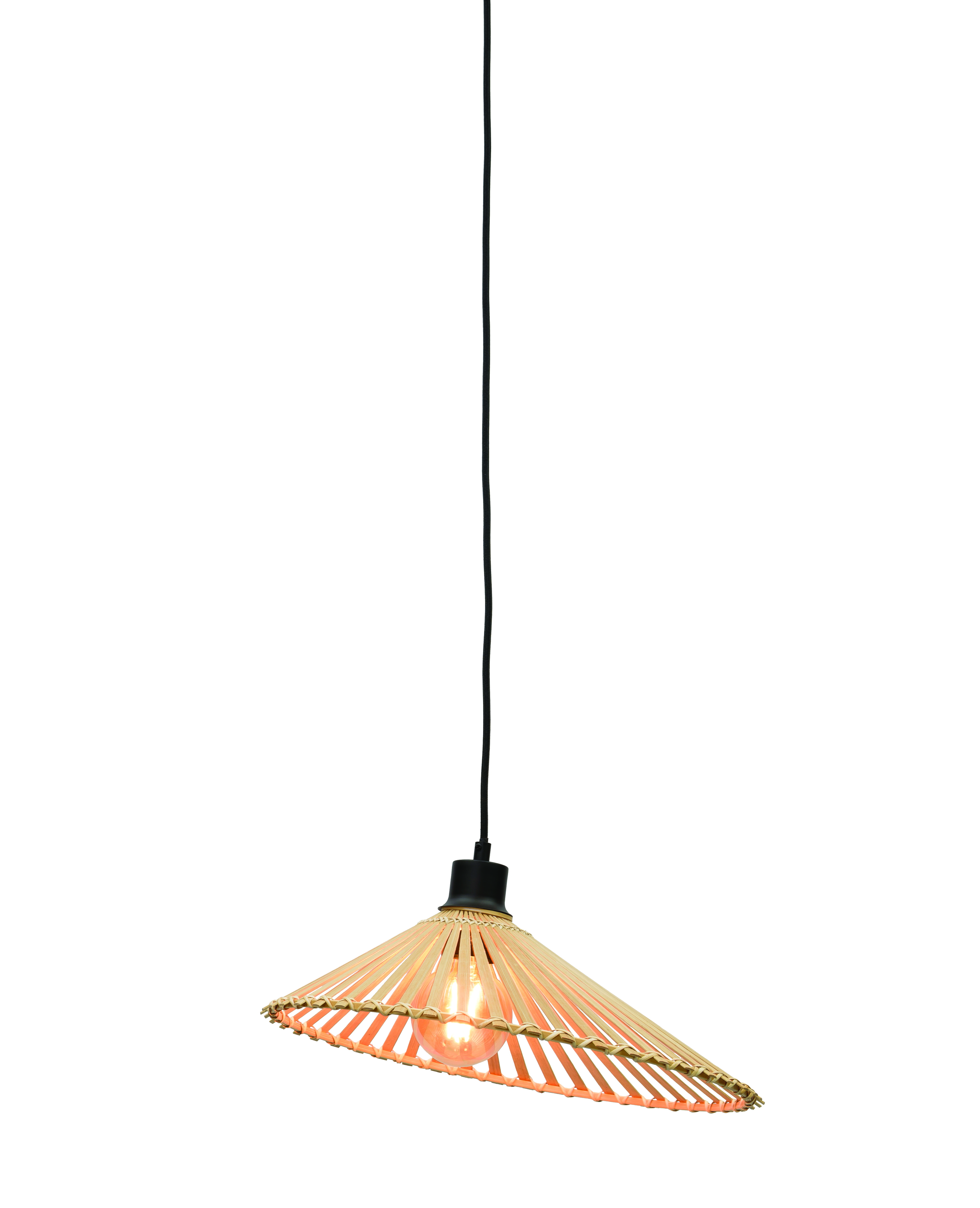 GOOD&MOJO Hanglamp 'Bromo' 40cm, Bamboe, kleur Naturel
